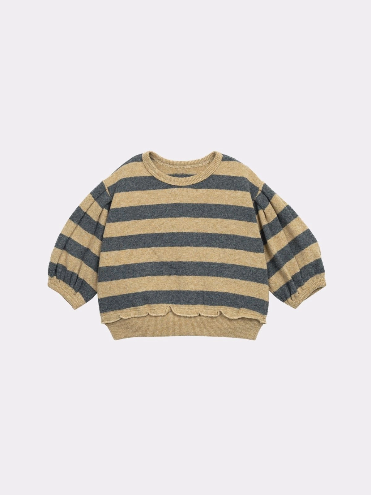 Play Up - sweat marron, gris - 12 mois