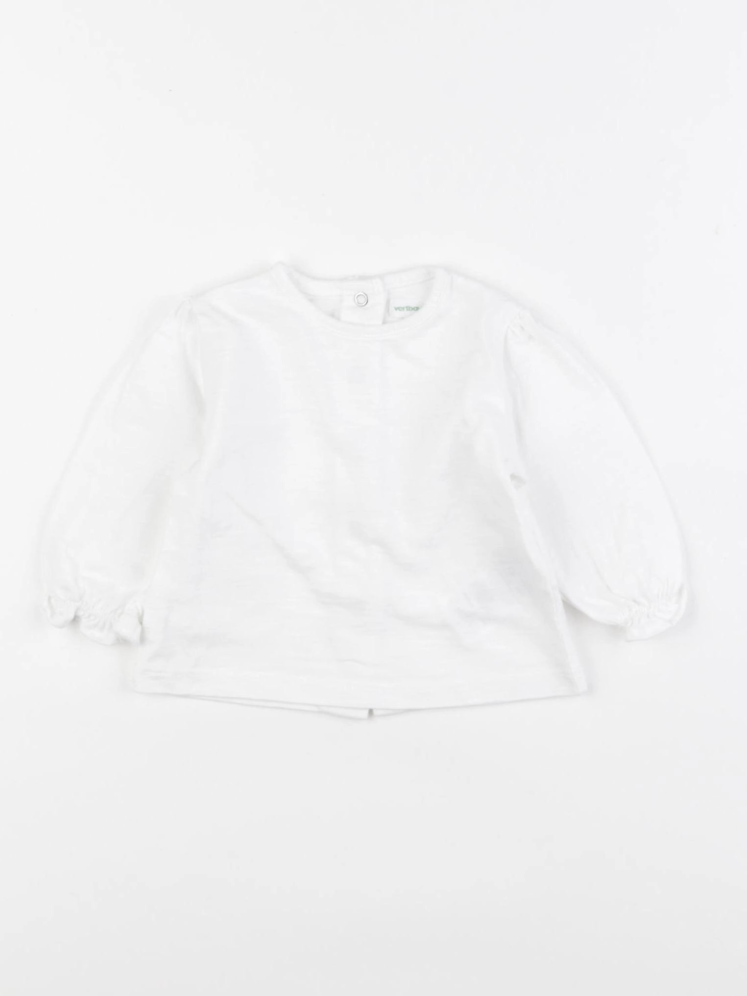 Vertbaudet - tee-shirt blanc - 3 mois