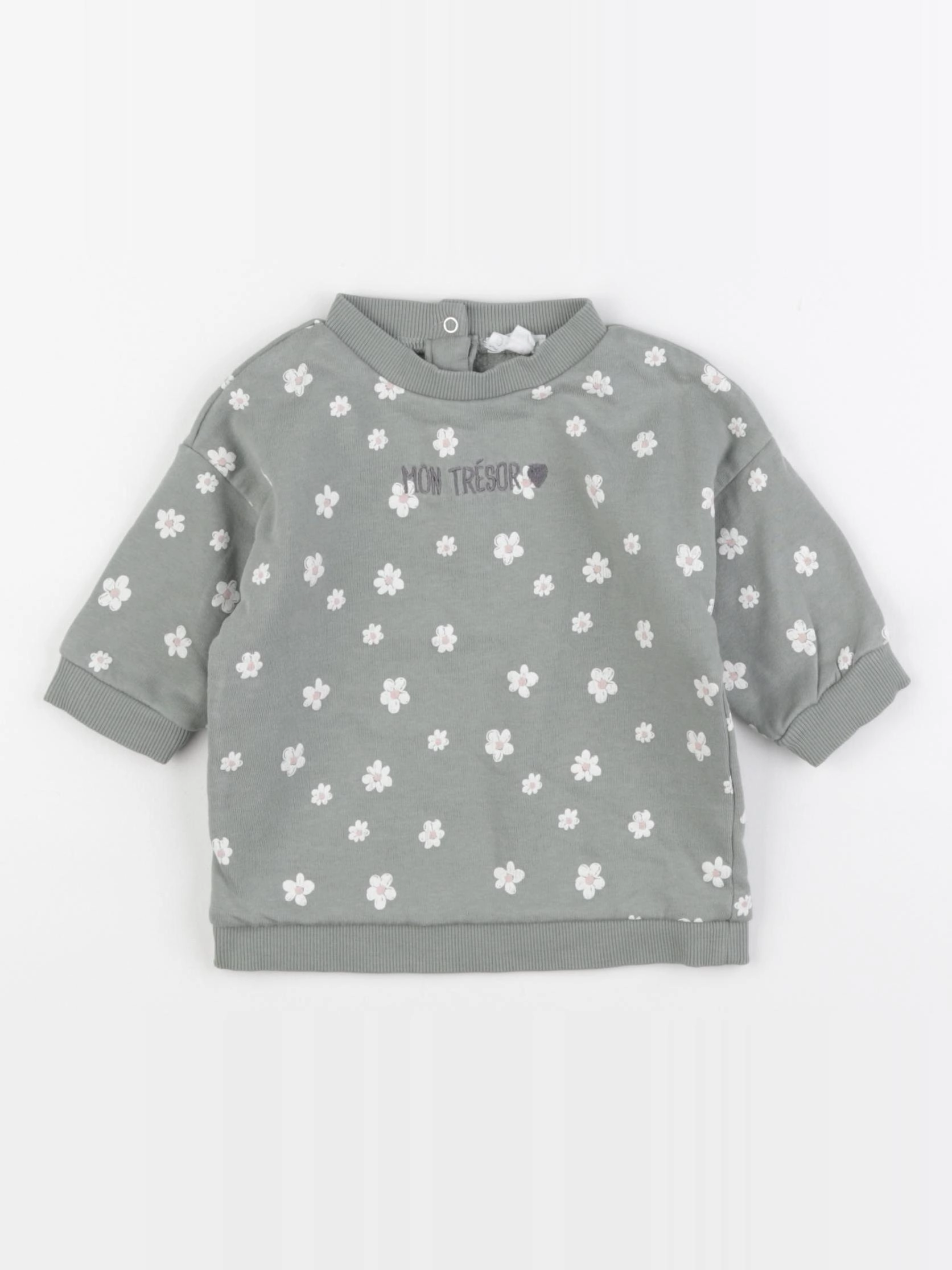 Vertbaudet - robe vert - 6 mois