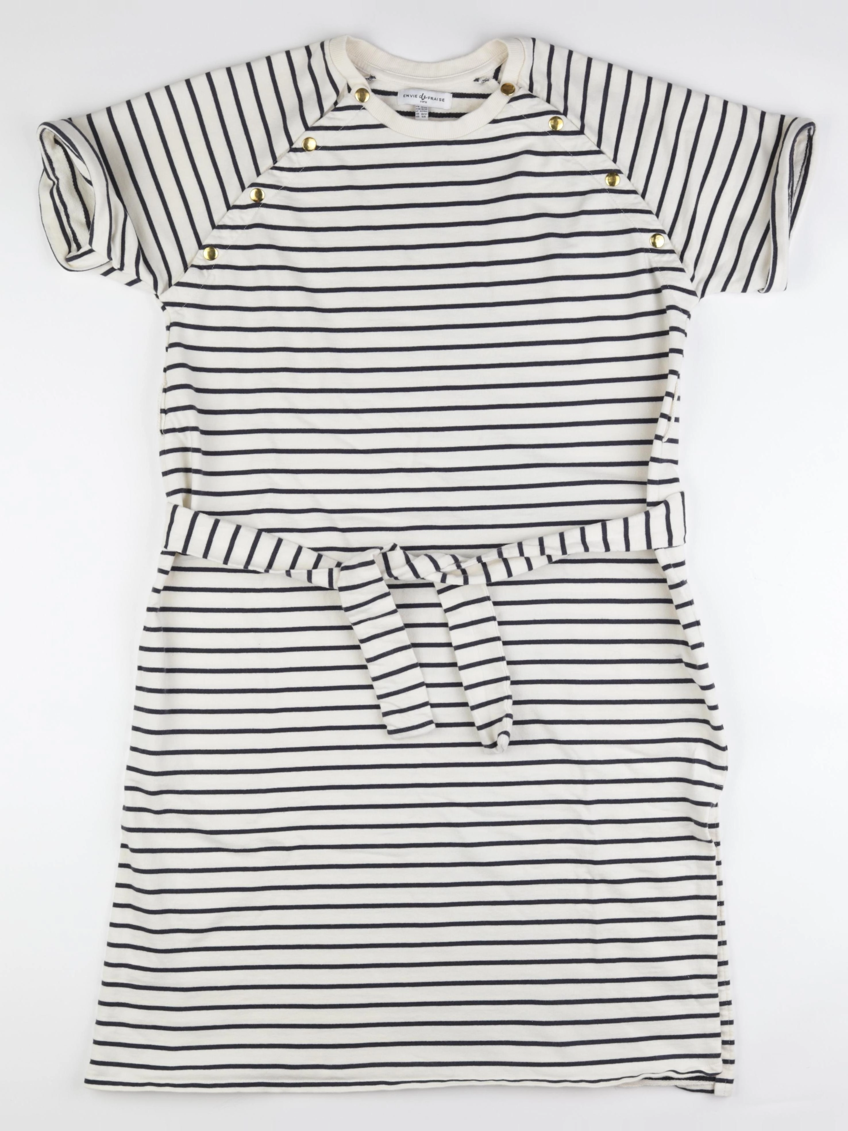 Envie de fraise - robe allaitement bleu, blanc - 38 à 40