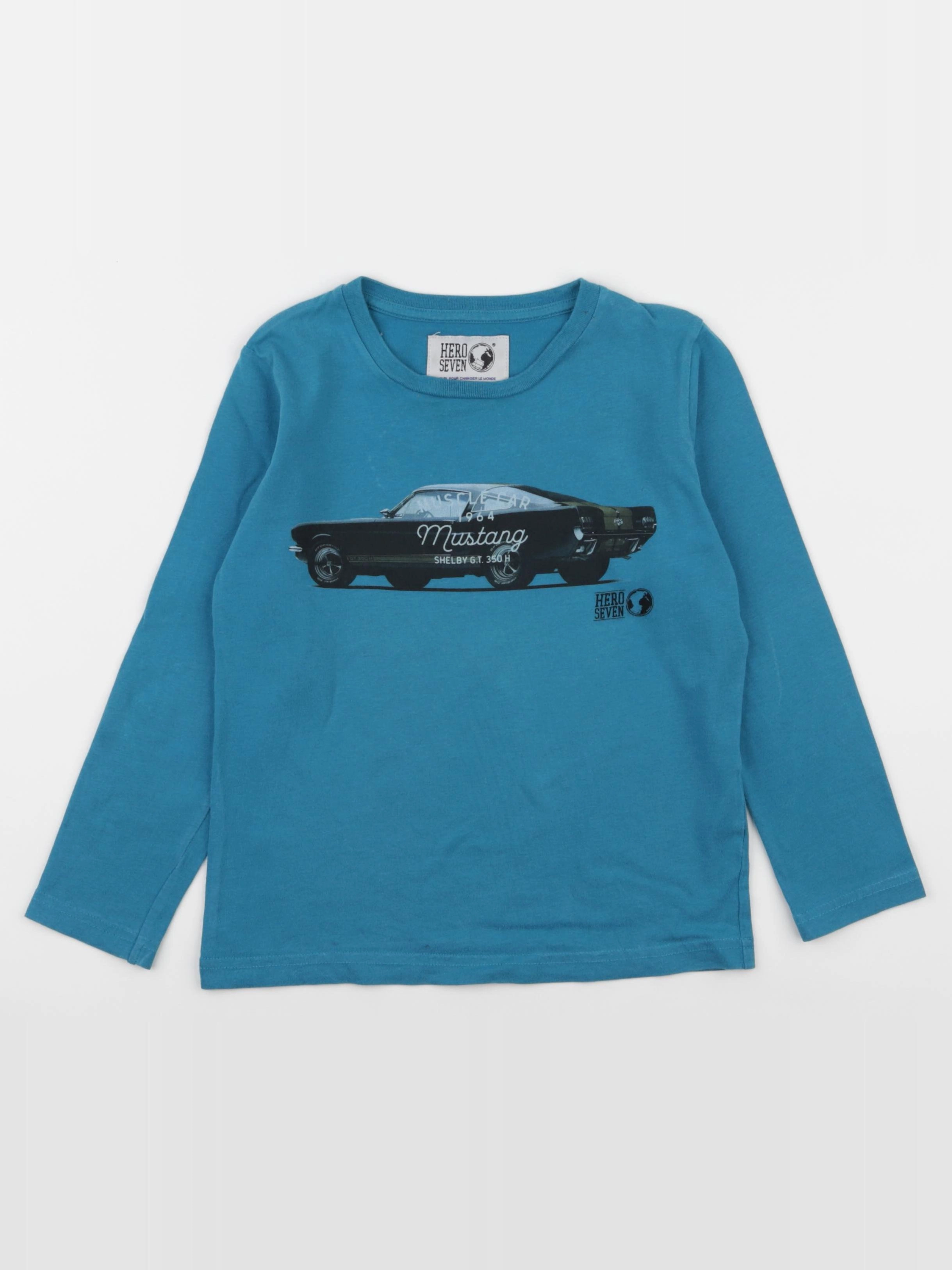 Hero Seven - tee-shirt bleu - 6 ans