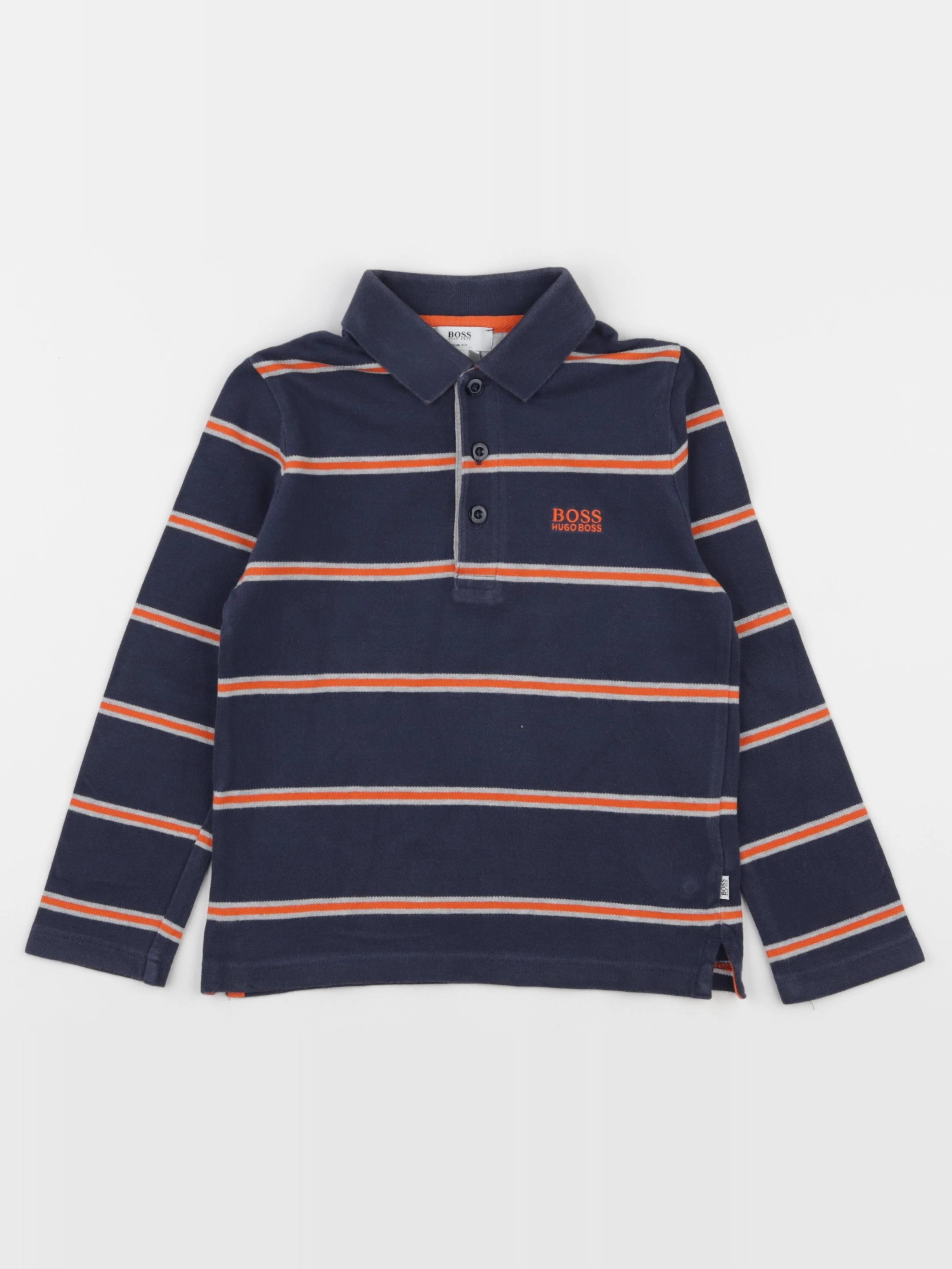 Hugo Boss - polo bleu, orange - 6 ans