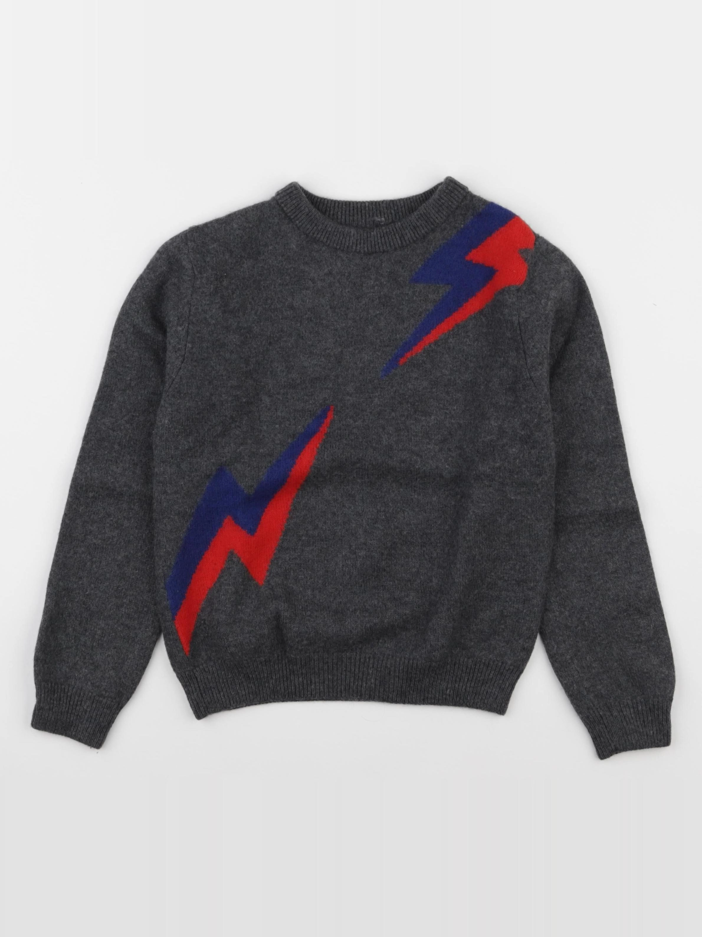 Zadig & Voltaire - pull gris - 8 ans