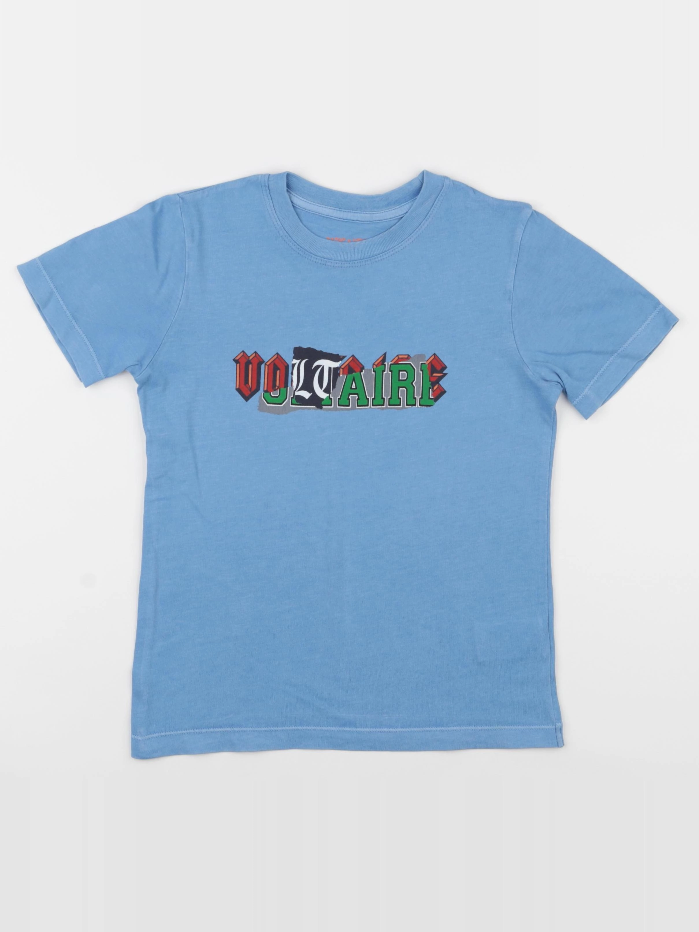 Zadig & Voltaire - tee-shirt bleu - 8 ans