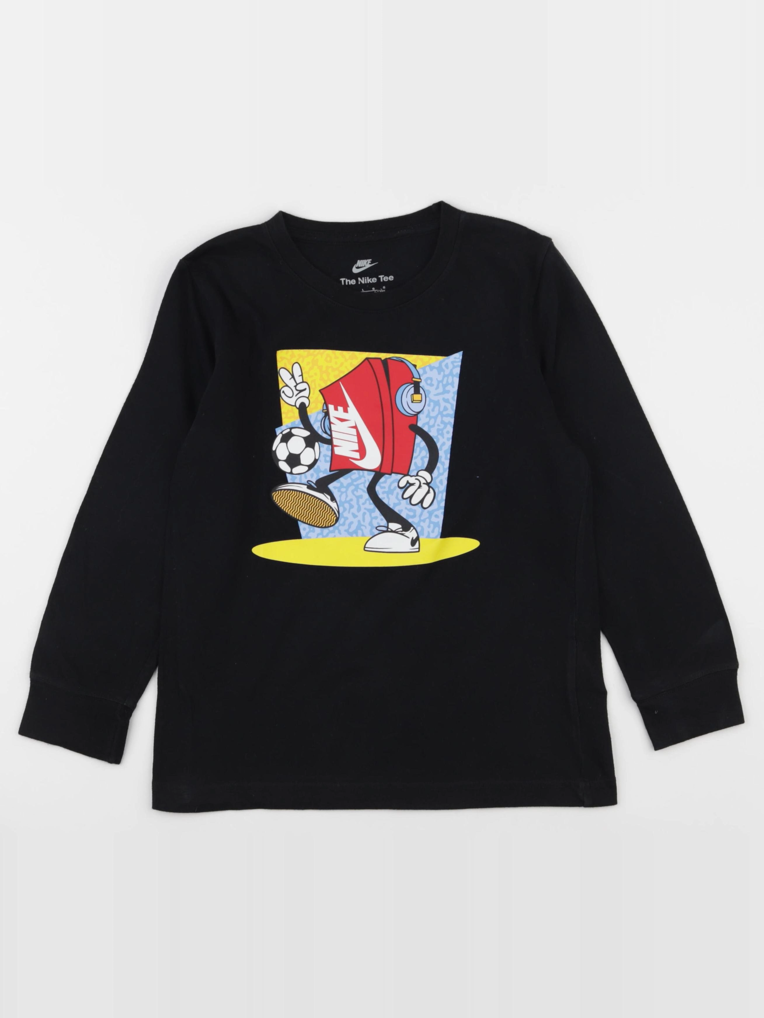 Nike - tee-shirt noir - 6/7 ans