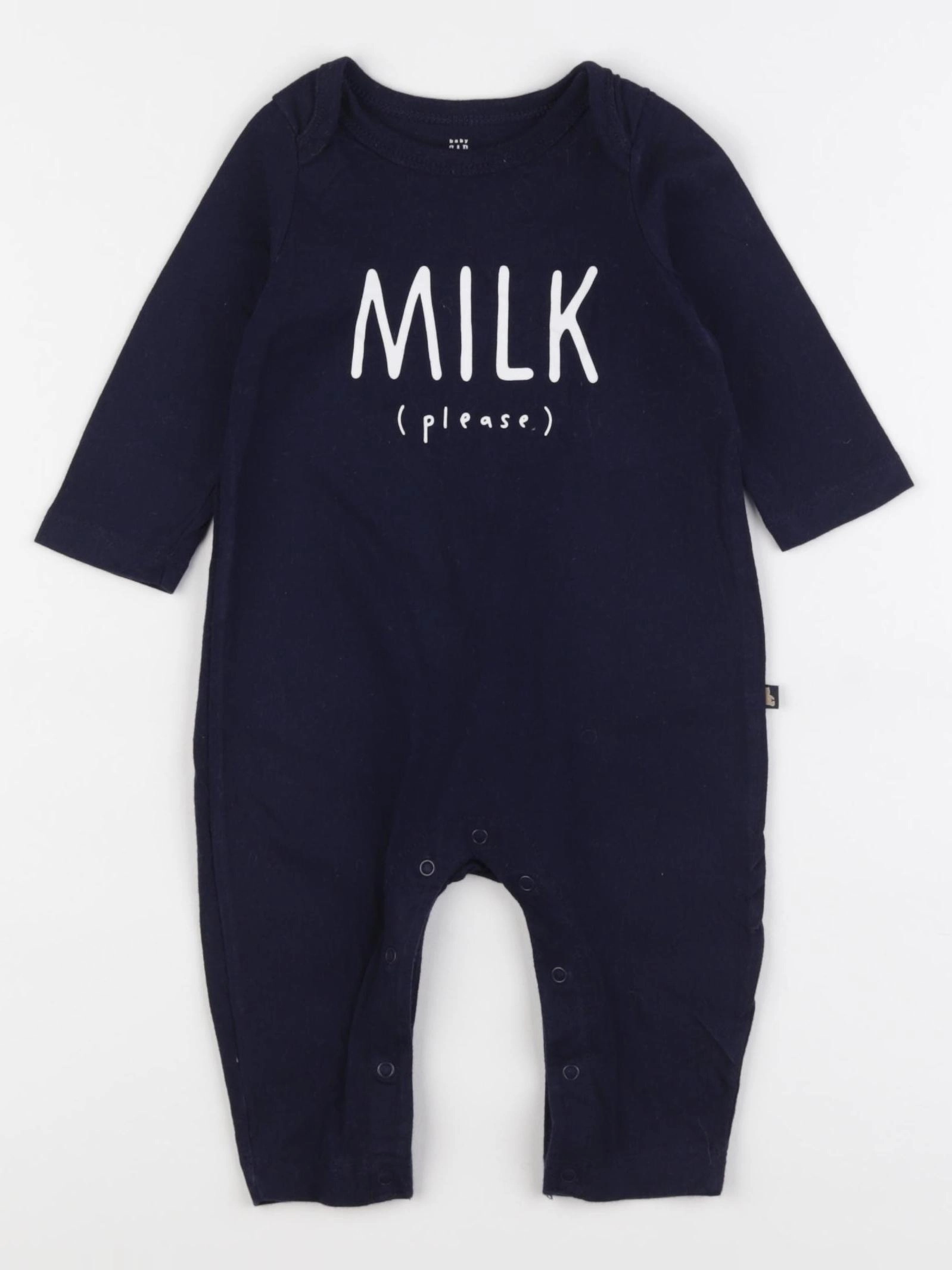 GAP - pyjama coton bleu - 3/6 mois