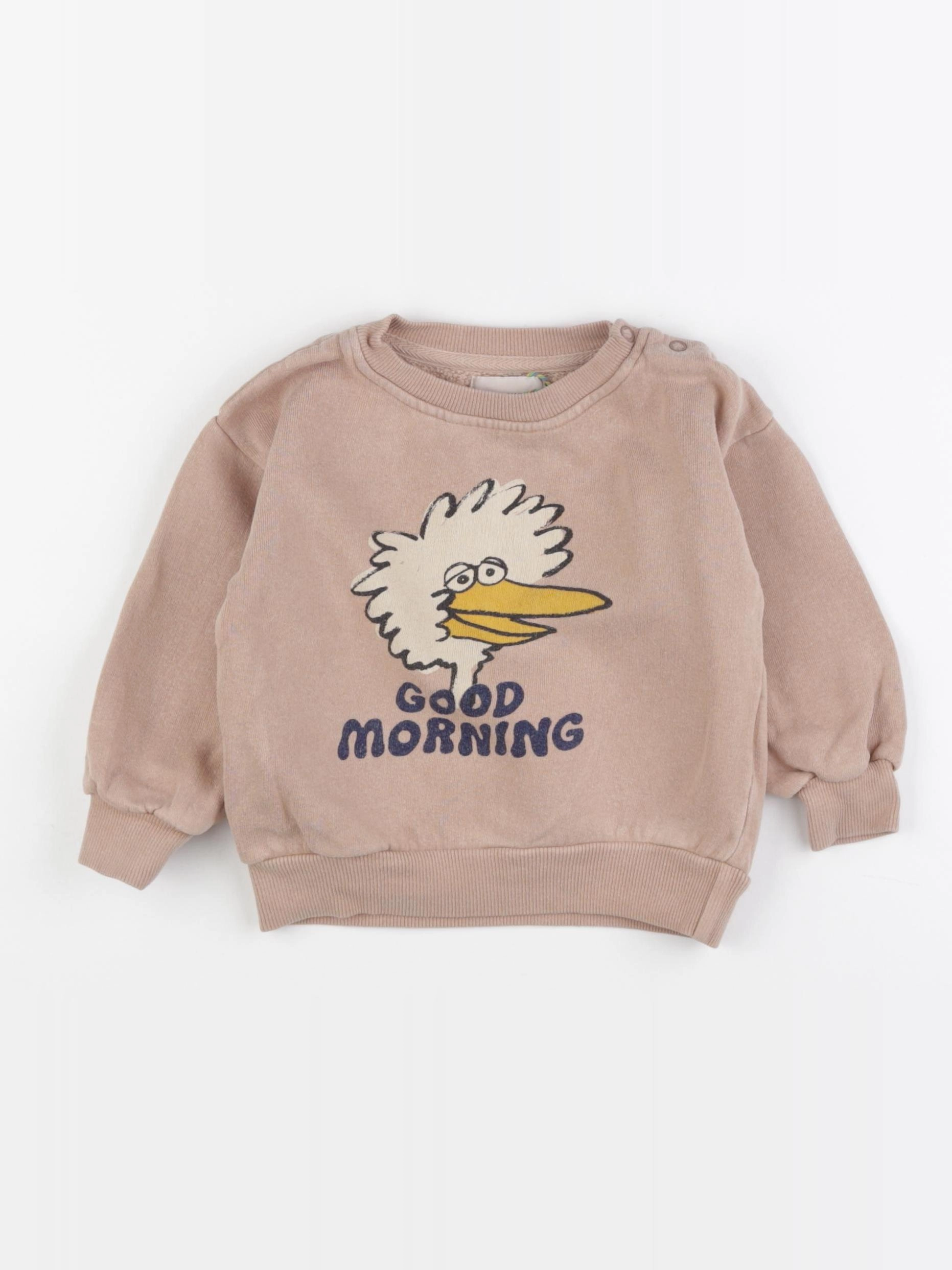 Bobo Choses - sweat rose - 12/18 mois