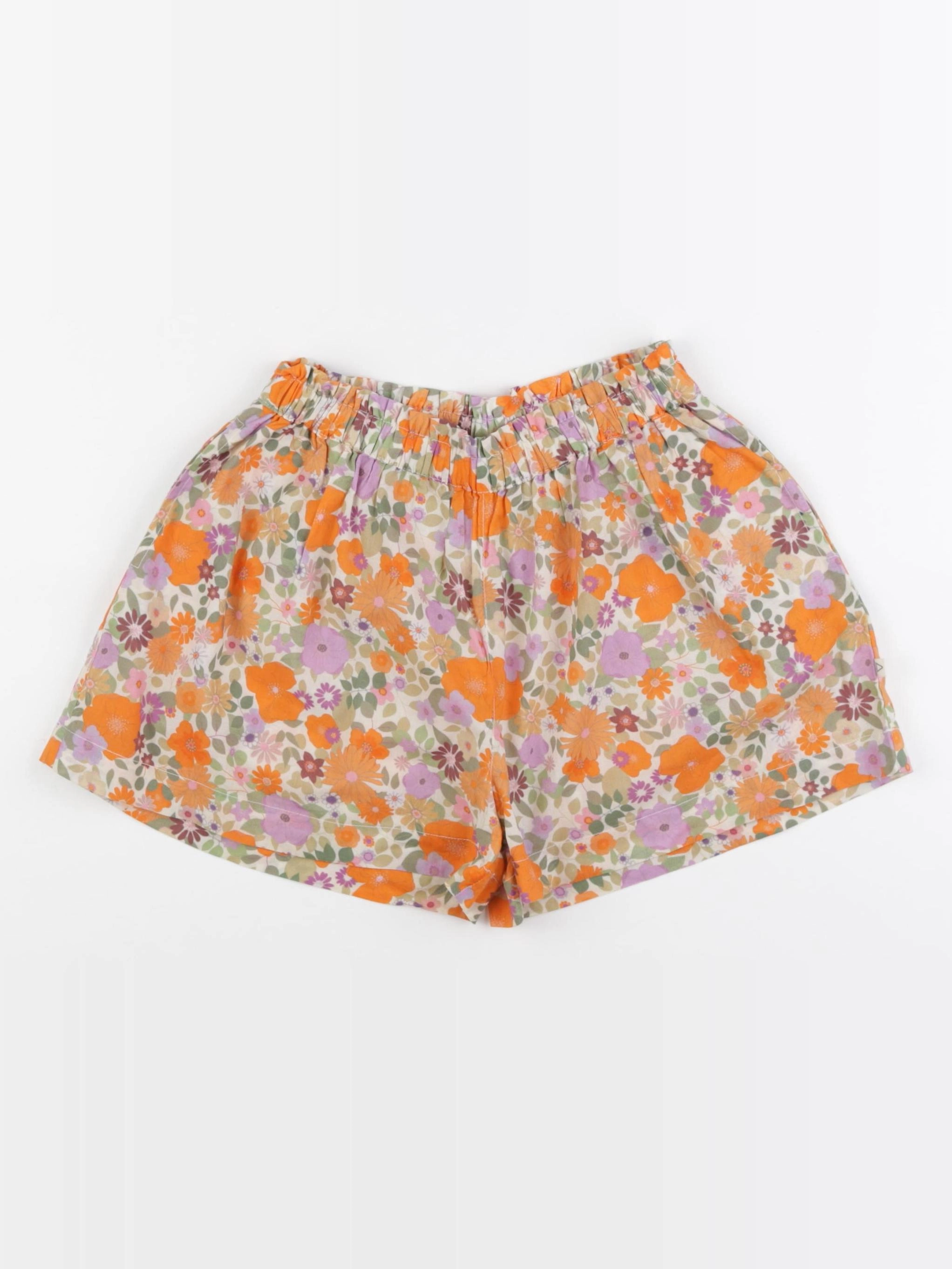 Arsène et les pipelettes - short orange - 8 ans