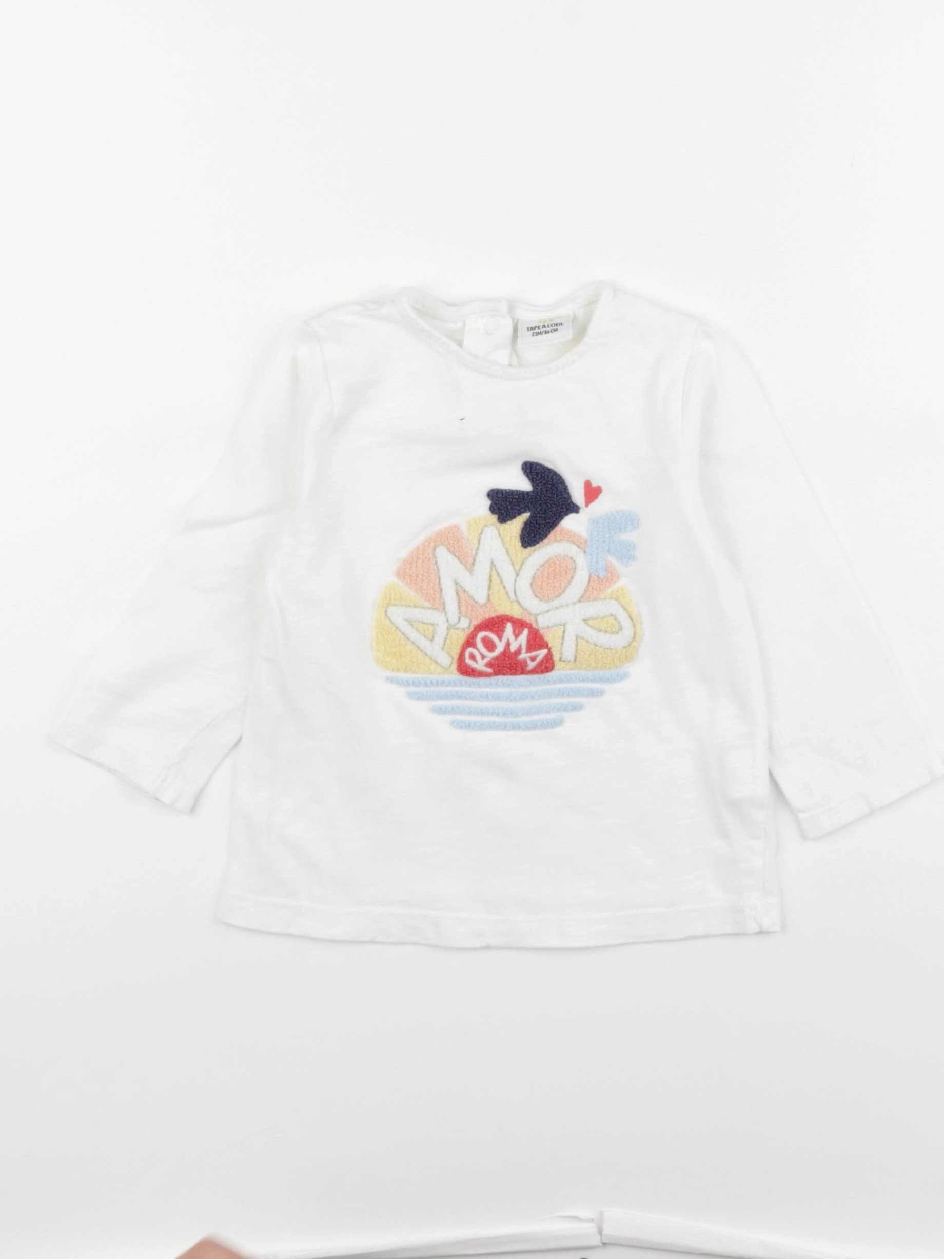 Tape à l'oeil - tee-shirt blanc - 24 mois