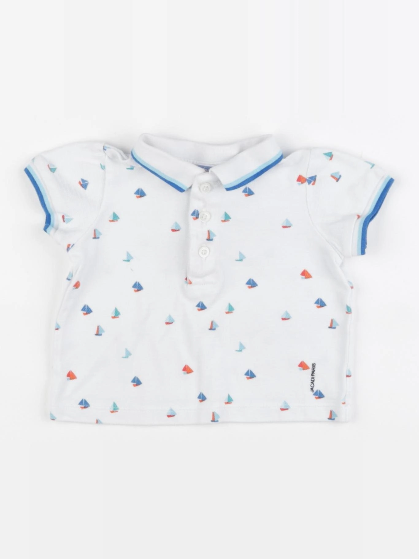 Jacadi - polo blanc - 6 mois