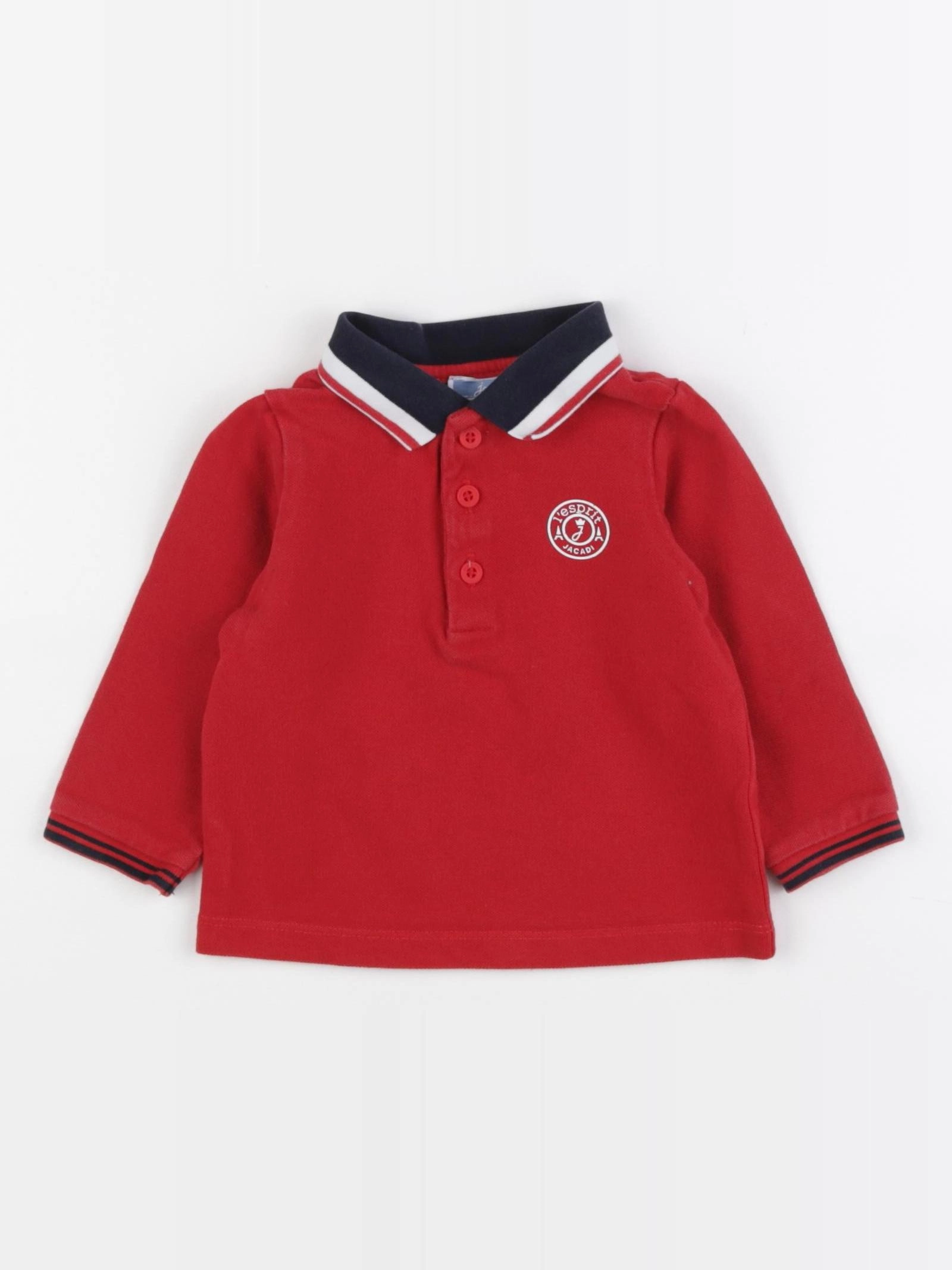 Jacadi - polo rouge - 12 mois
