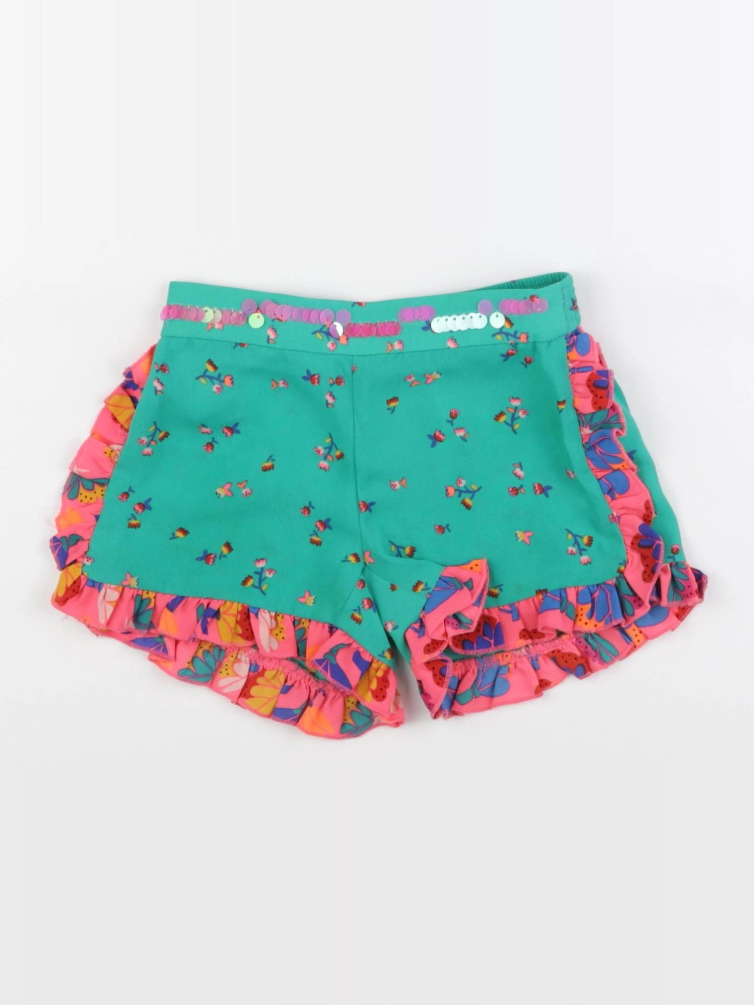 Billie Blush - short vert - 4 ans