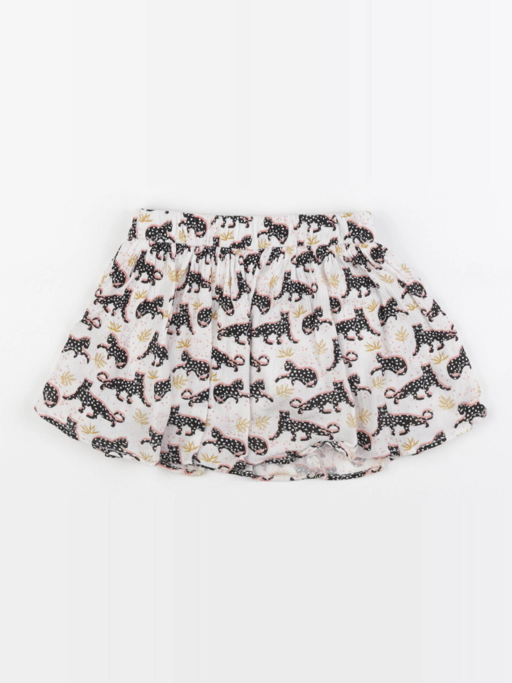 IKKS - jupe short blanc - 2 ans
