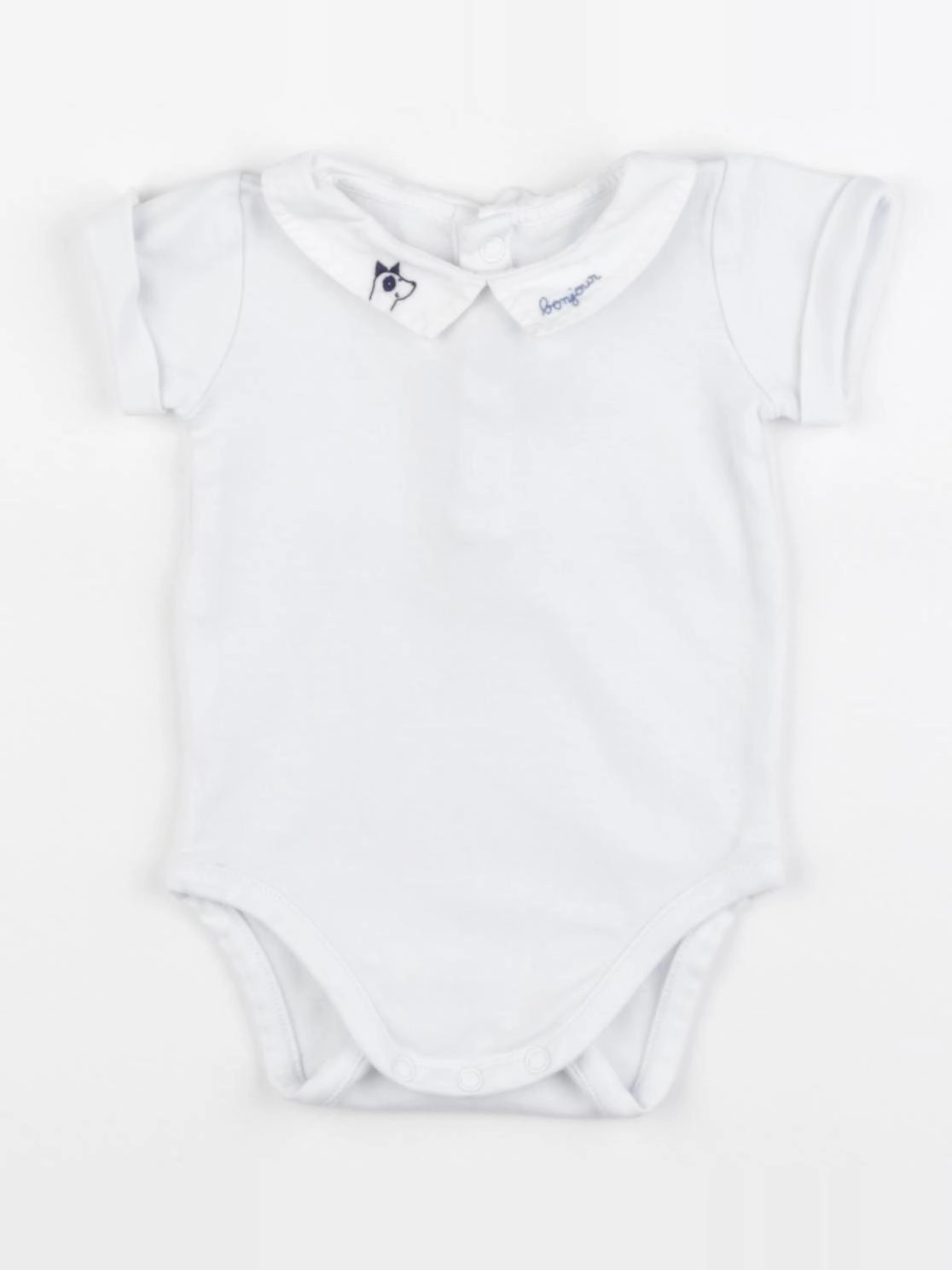 Jacadi - body à col blanc - 3 mois