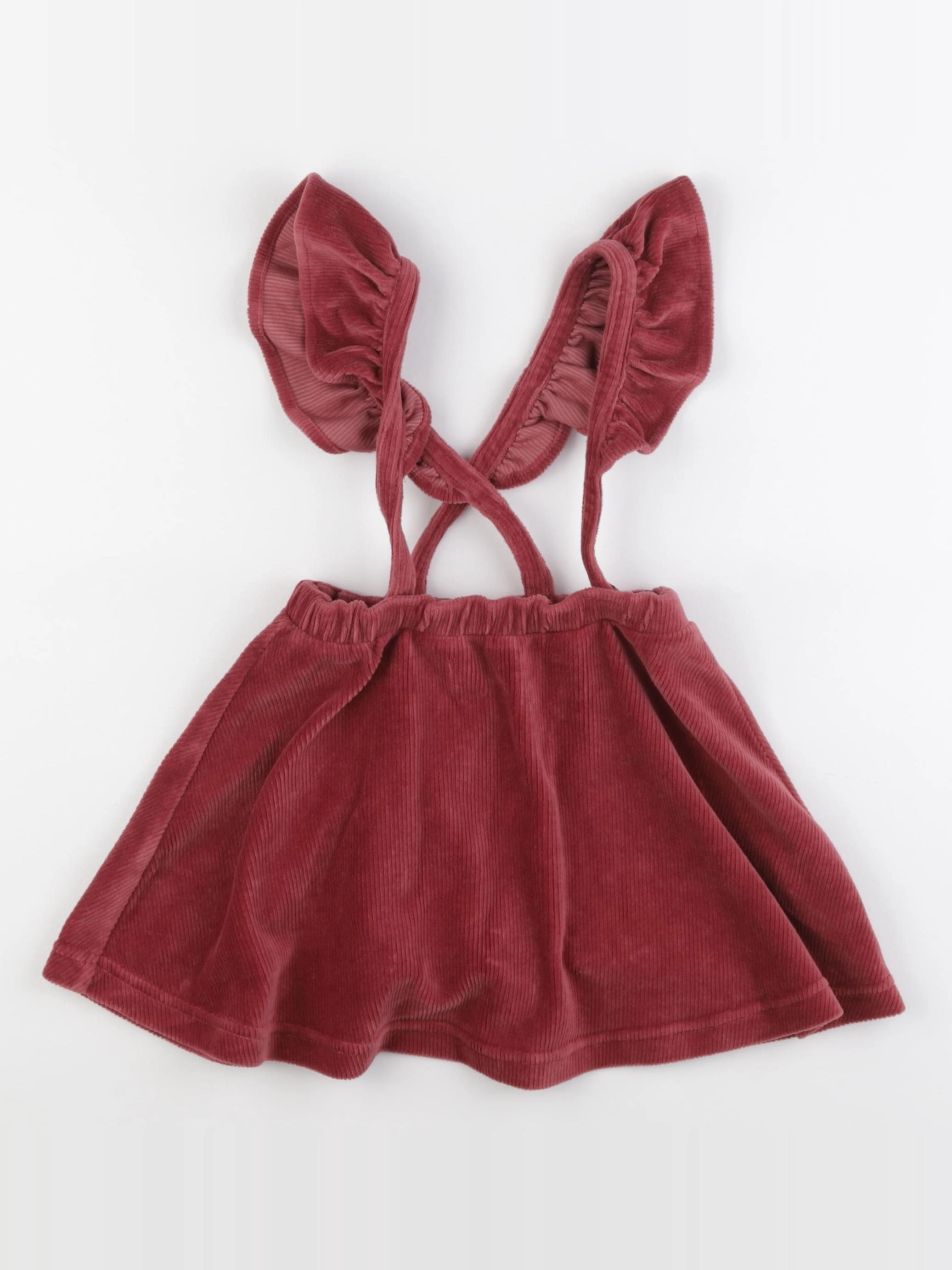 Vertbaudet - jupe rouge - 4 ans