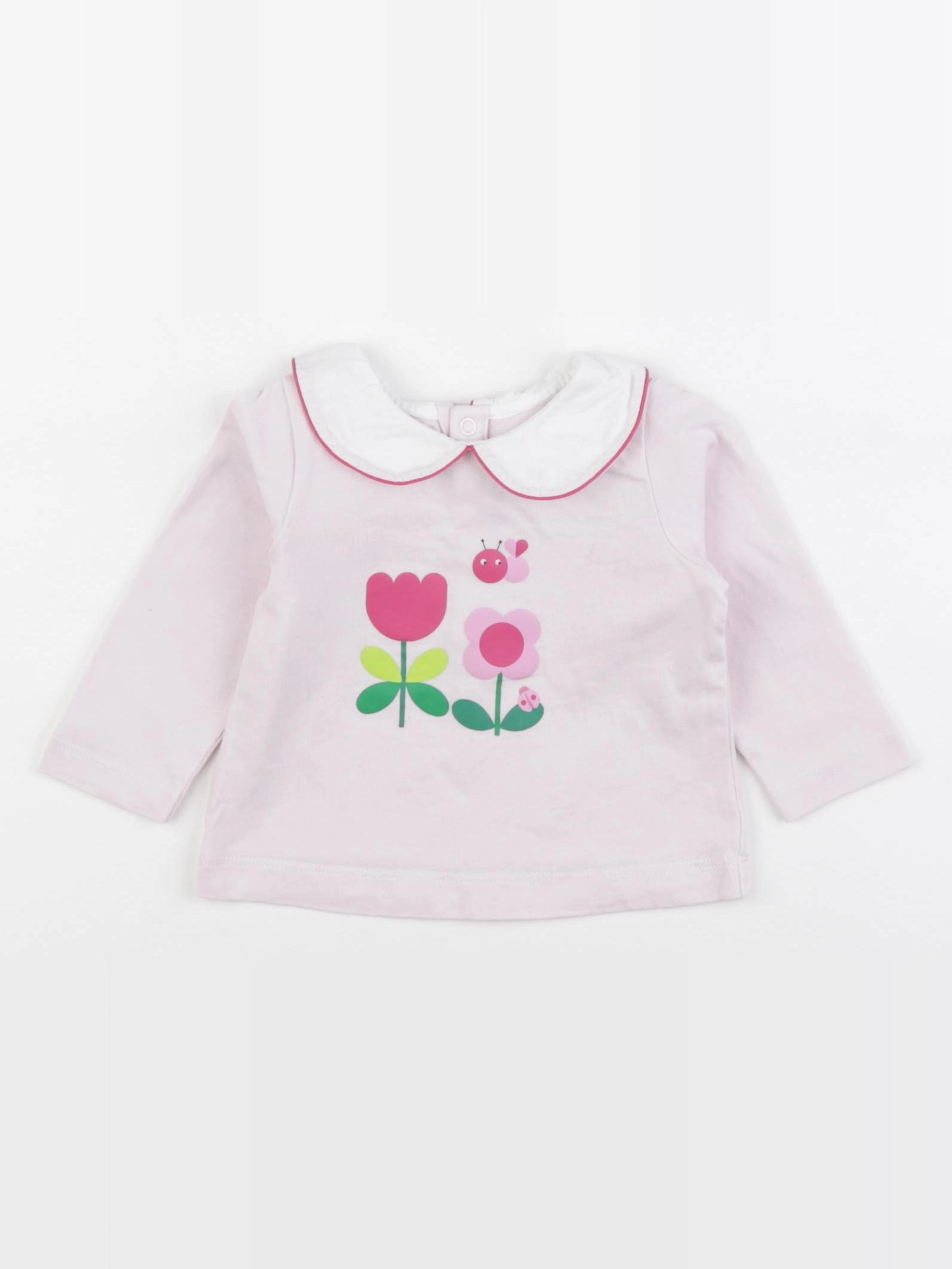 Jacadi - tee-shirt rose - 6 mois