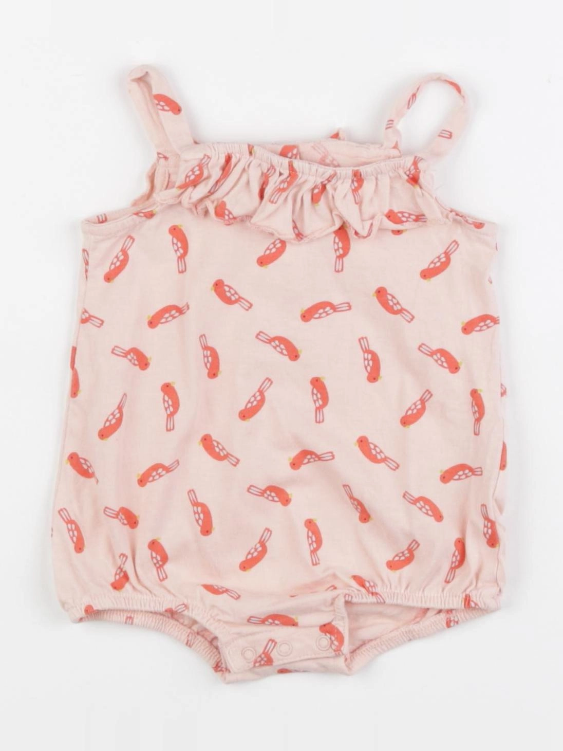 Vertbaudet - combinaison rose - 6 mois