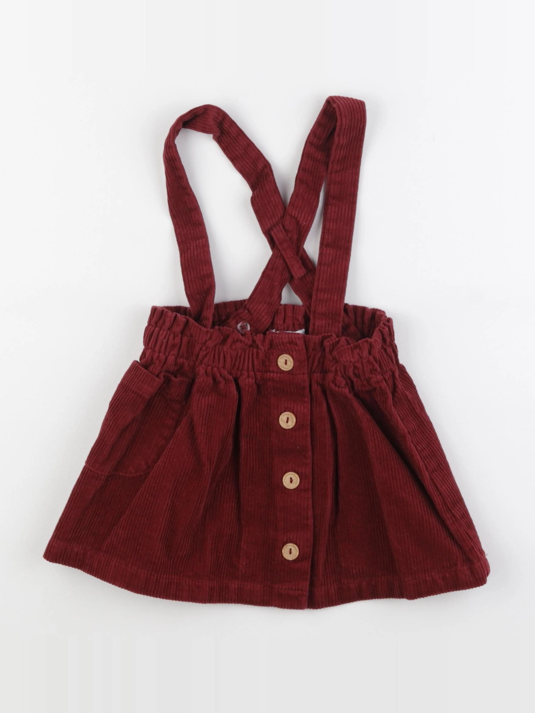 Vertbaudet - jupe rouge - 3 ans