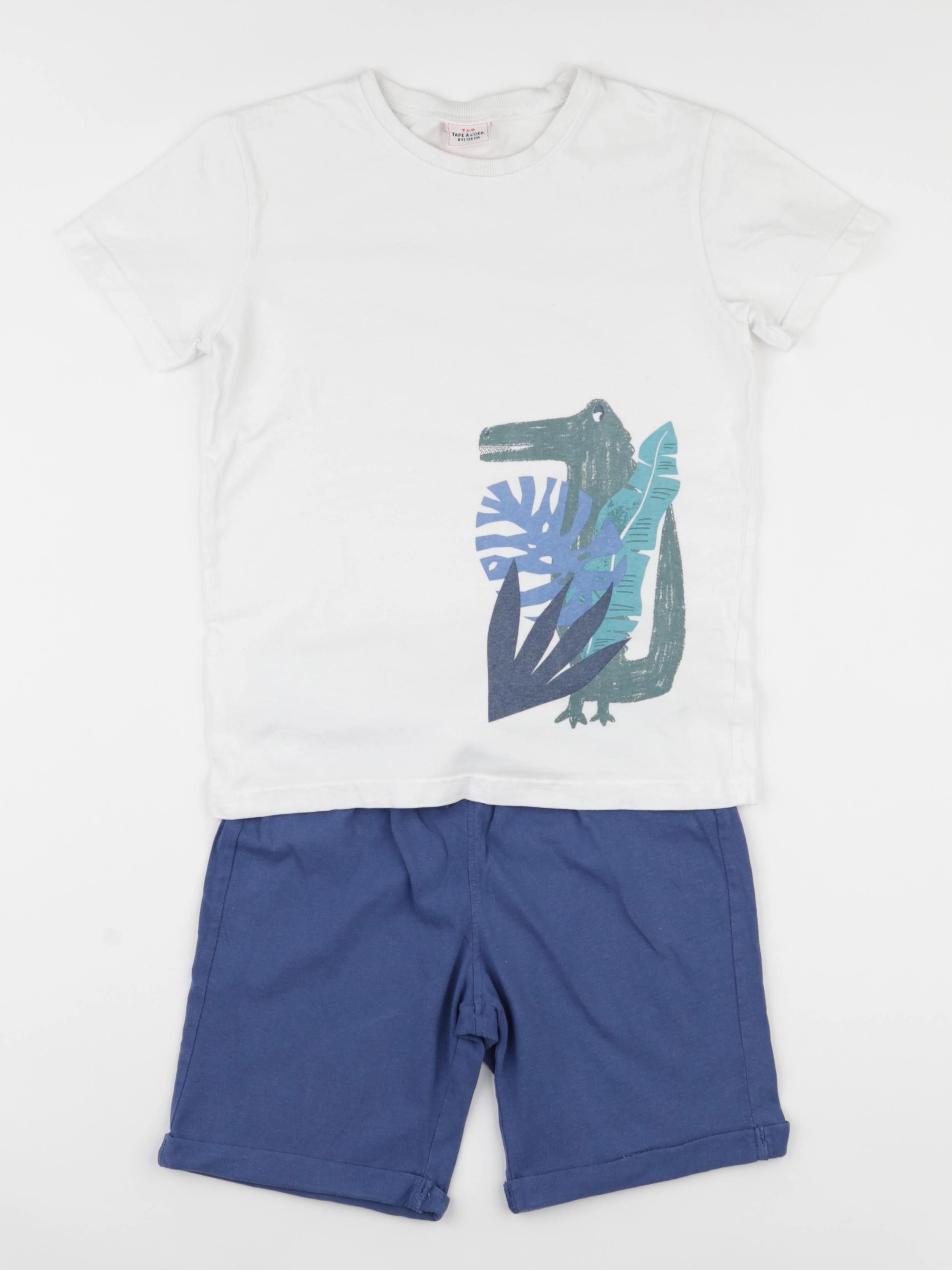 Tape à l'oeil - pyjama coton bleu - 8 ans