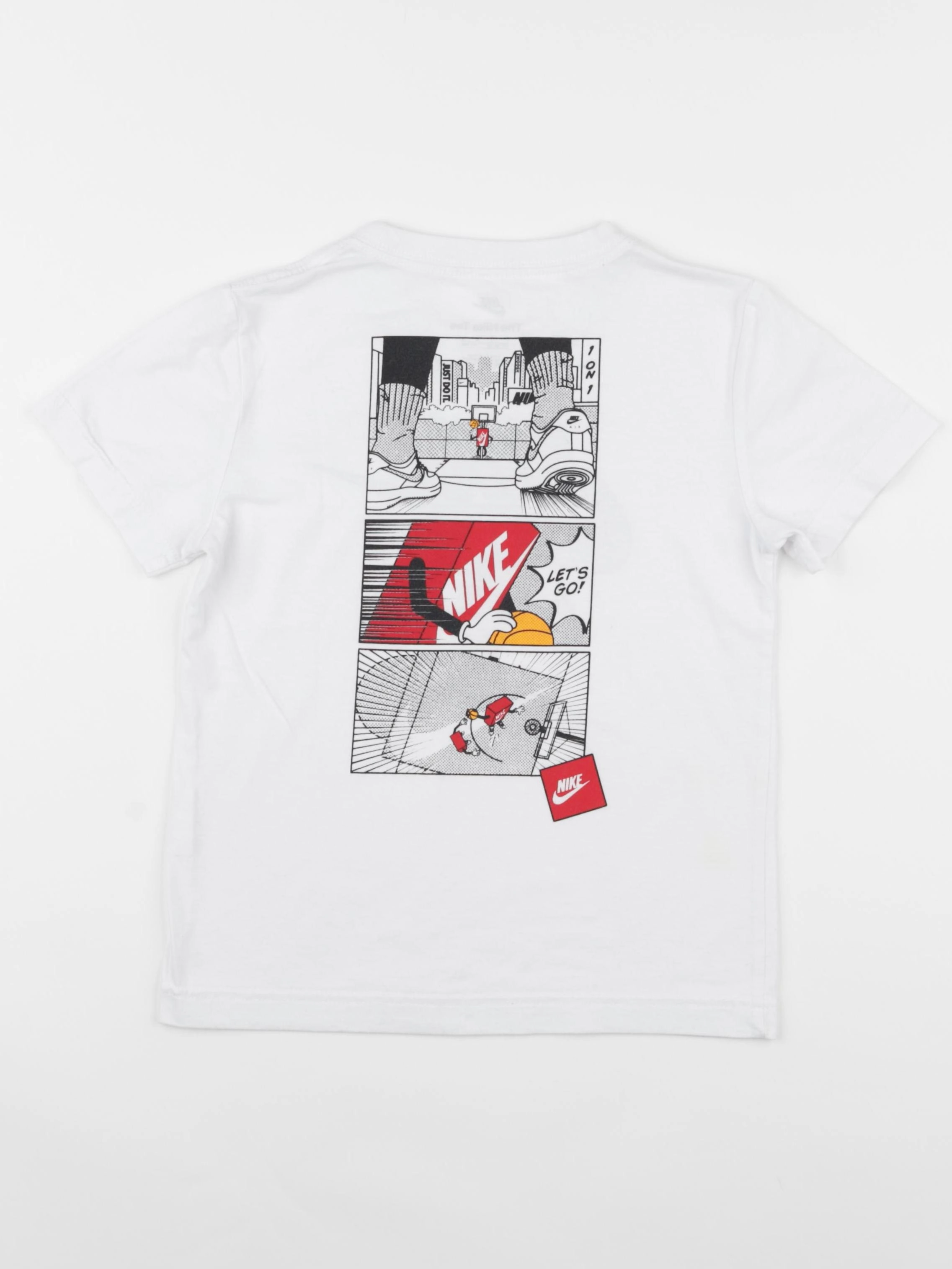 Nike - tee-shirt imprimé au dos blanc - 6/7 ans
