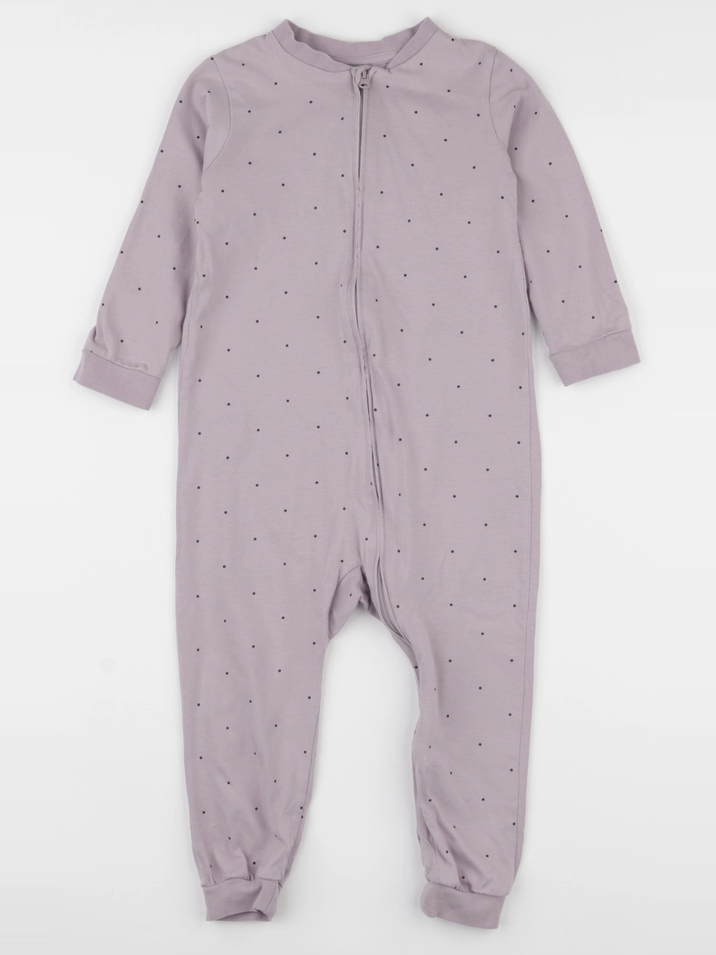 H&M - pyjama coton violet - 18/24 mois