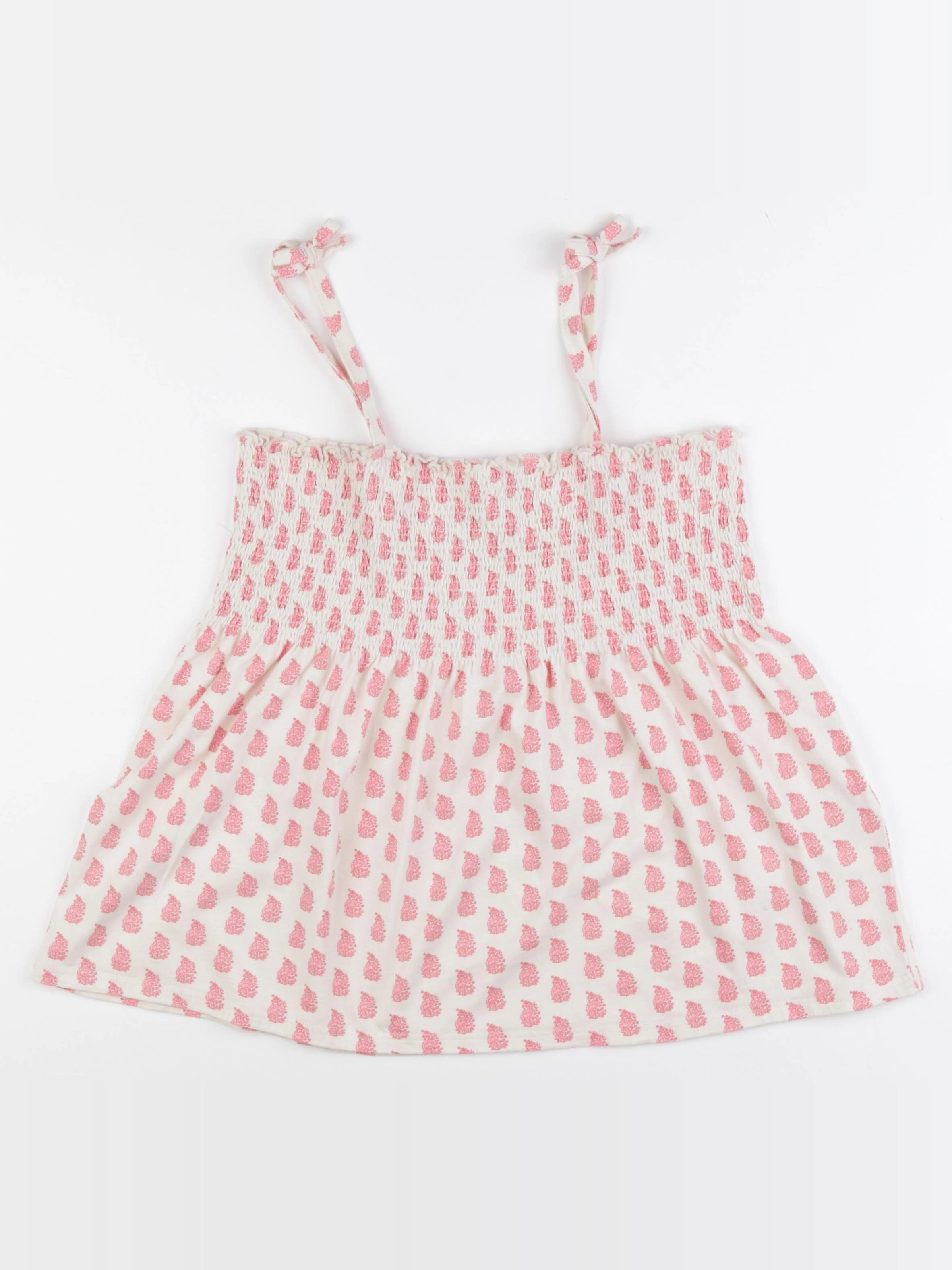 Vertbaudet - débardeur beige, rose - 14 ans