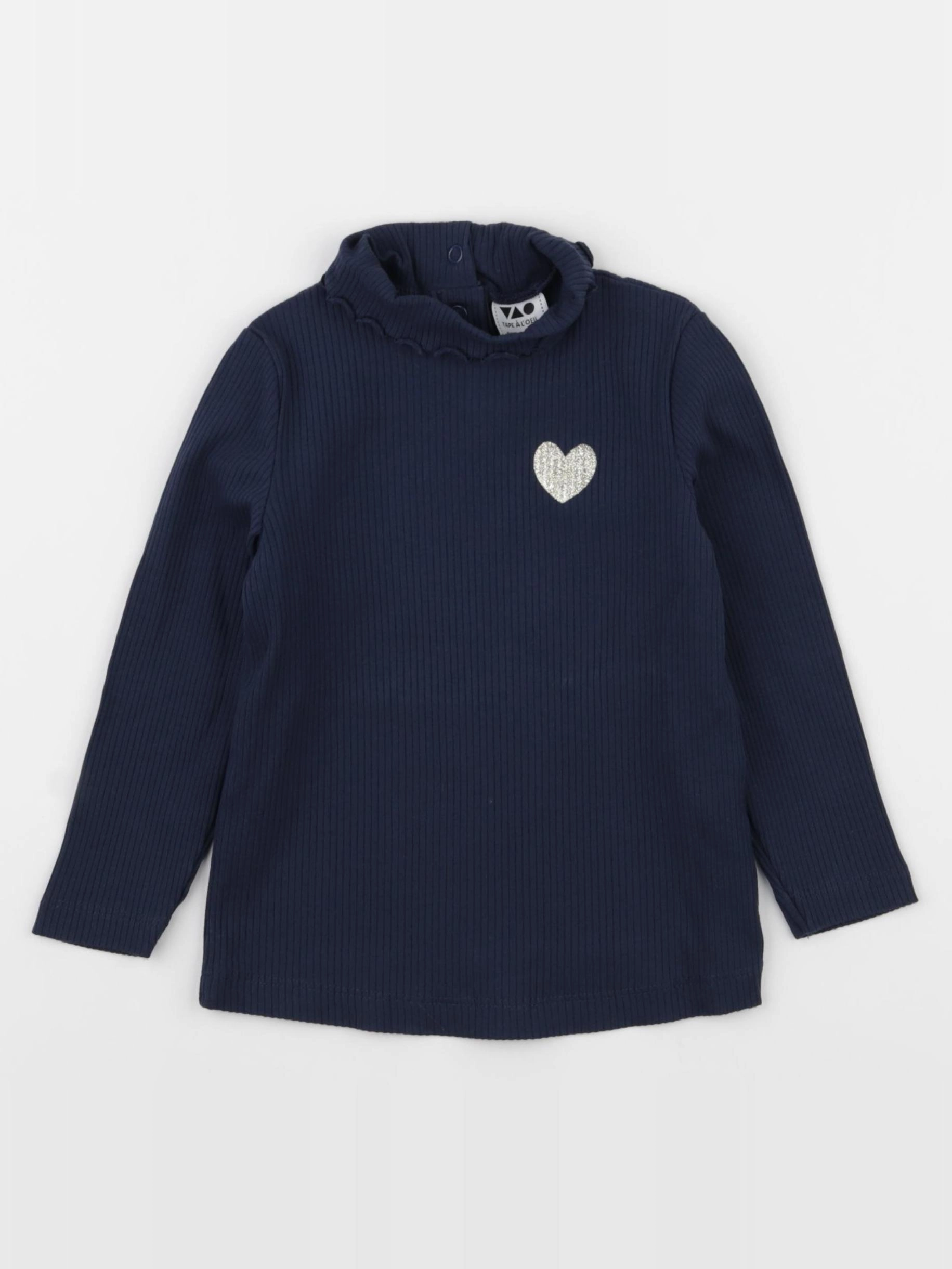 Tape à l'oeil - sous-pull bleu - 24 mois