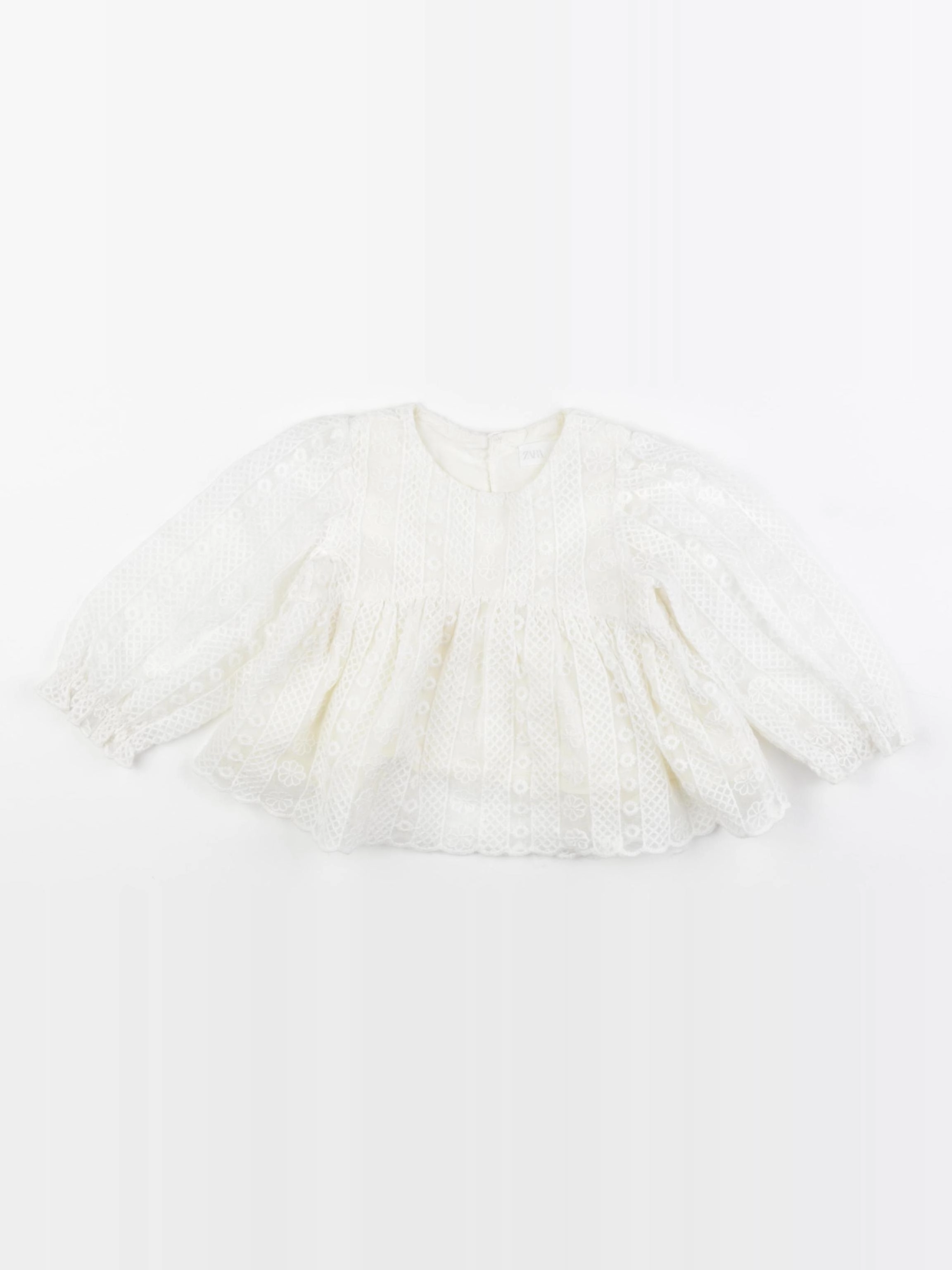 Zara - blouse blanc - 12/18 mois
