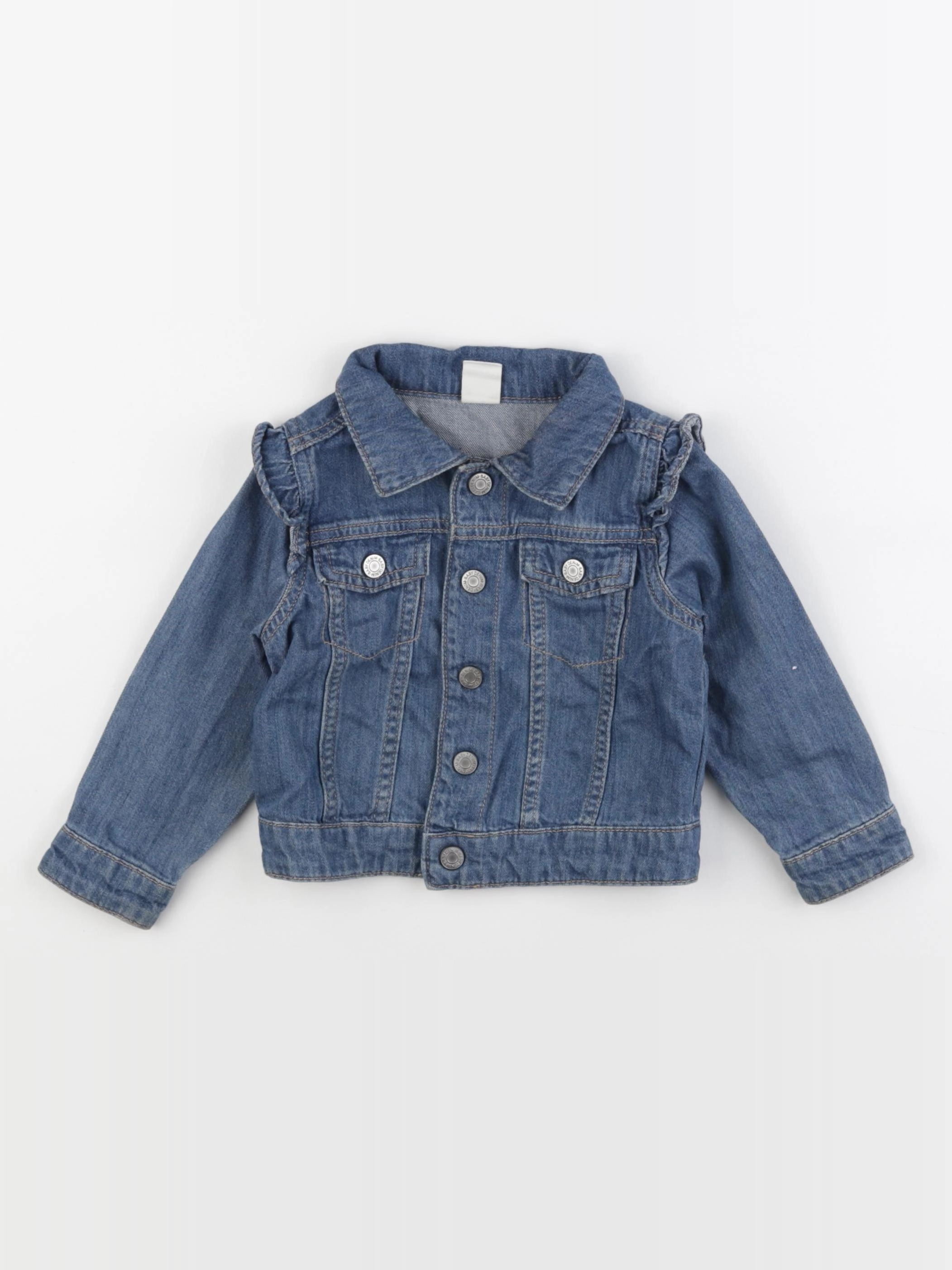 H&M - veste bleu - 12/18 mois