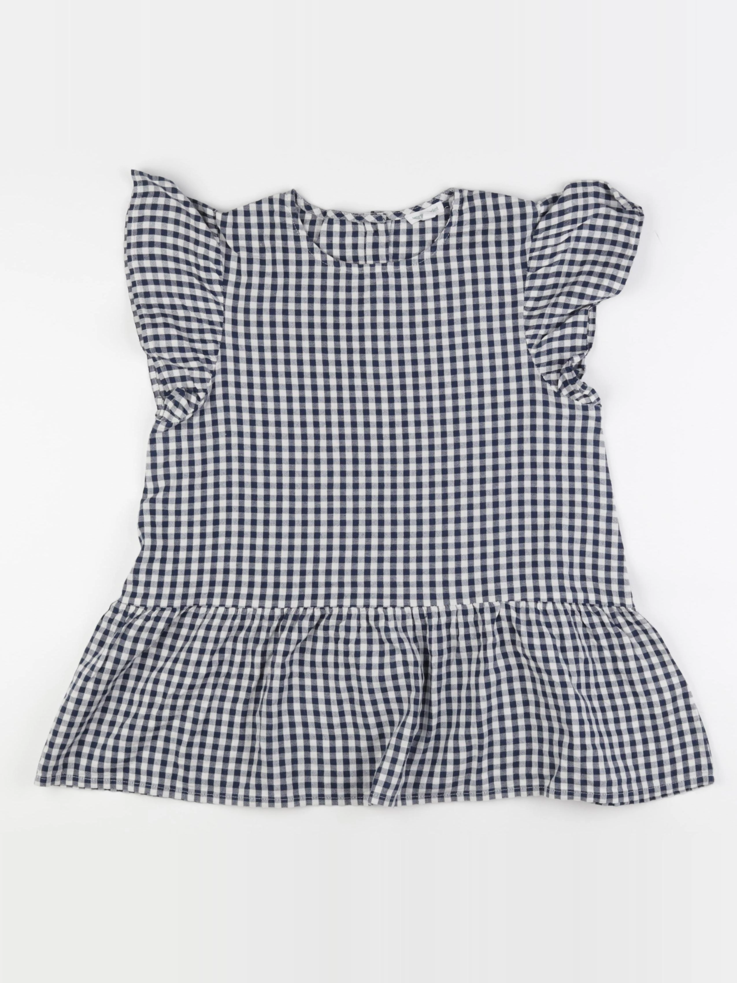 Vertbaudet - blouse blanc, bleu - 14 ans