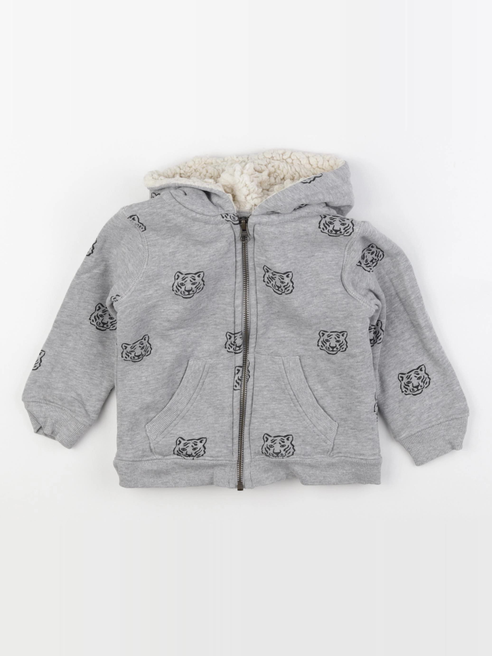 Monoprix - sweat gris - 3 ans