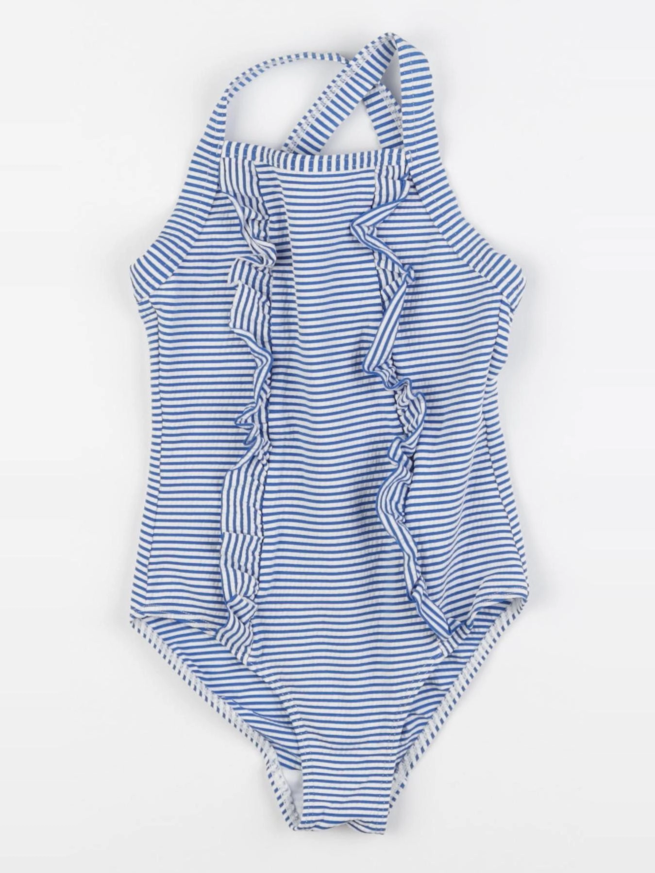 Petit Bateau - maillot de bain bleu - 6 ans