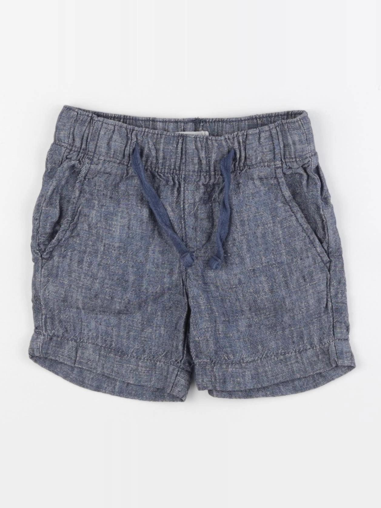 Monoprix - short bleu - 3 ans