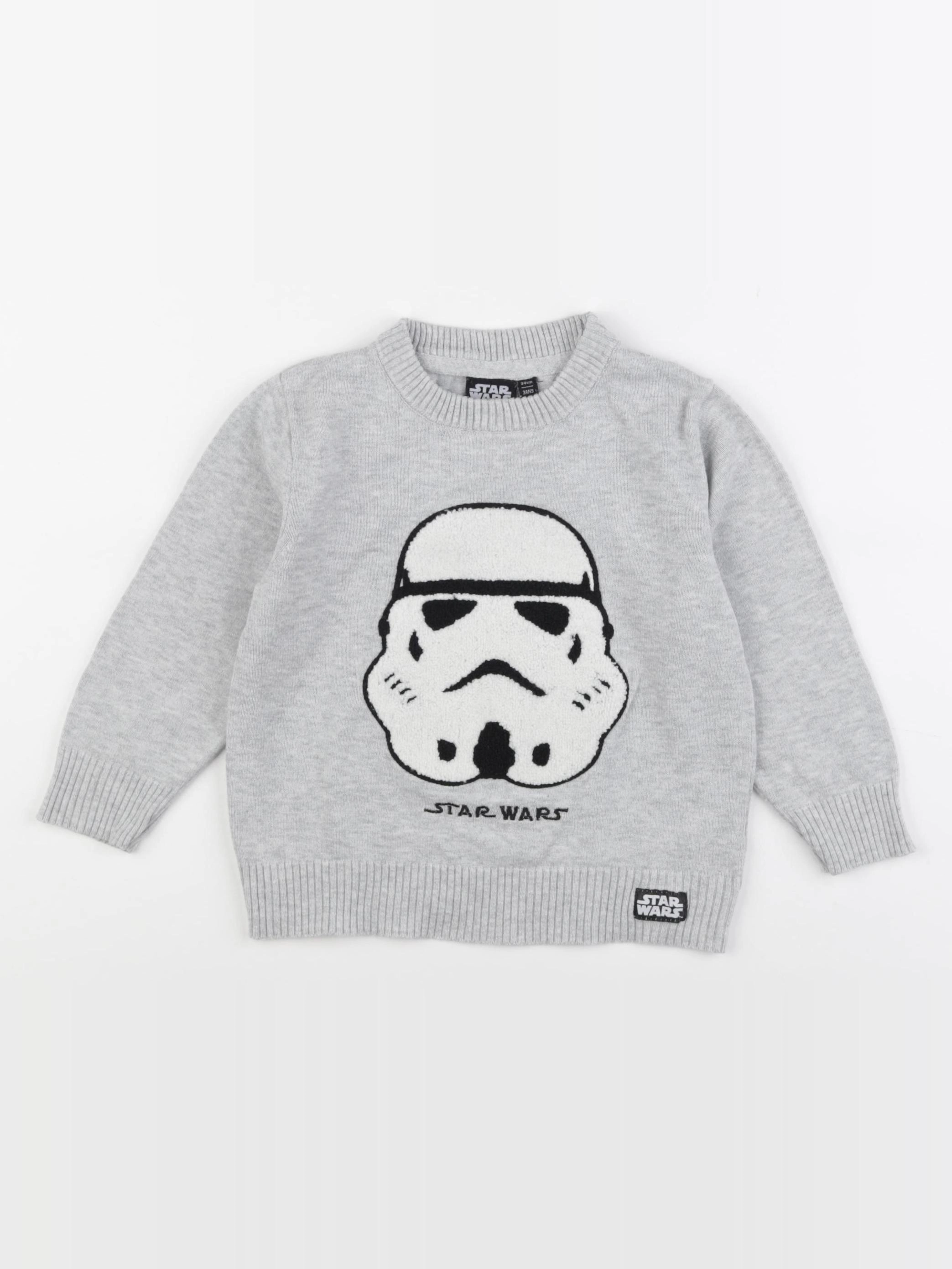 Vertbaudet - pull gris - 3 ans