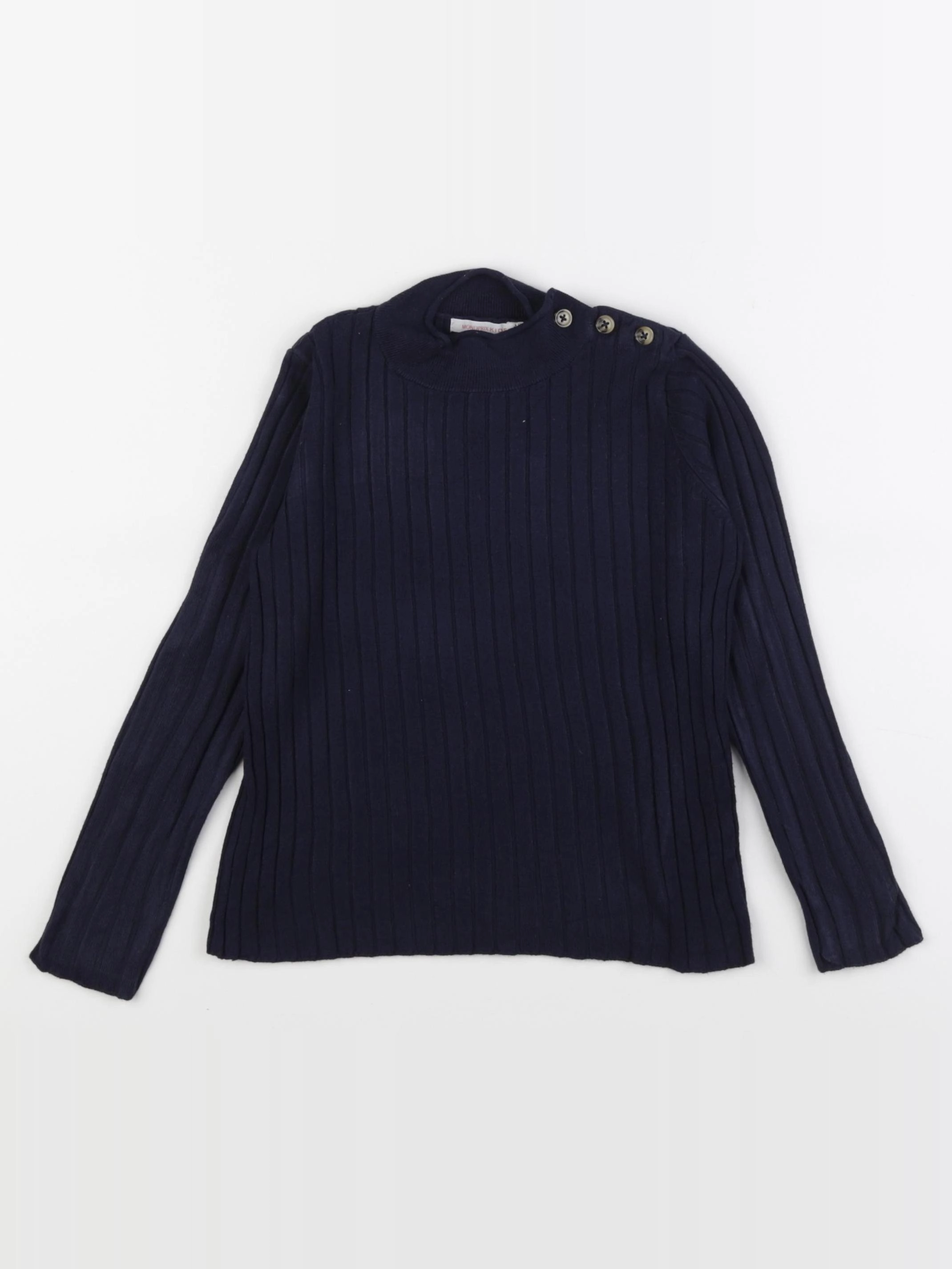 Monoprix - pull bleu - 6 ans
