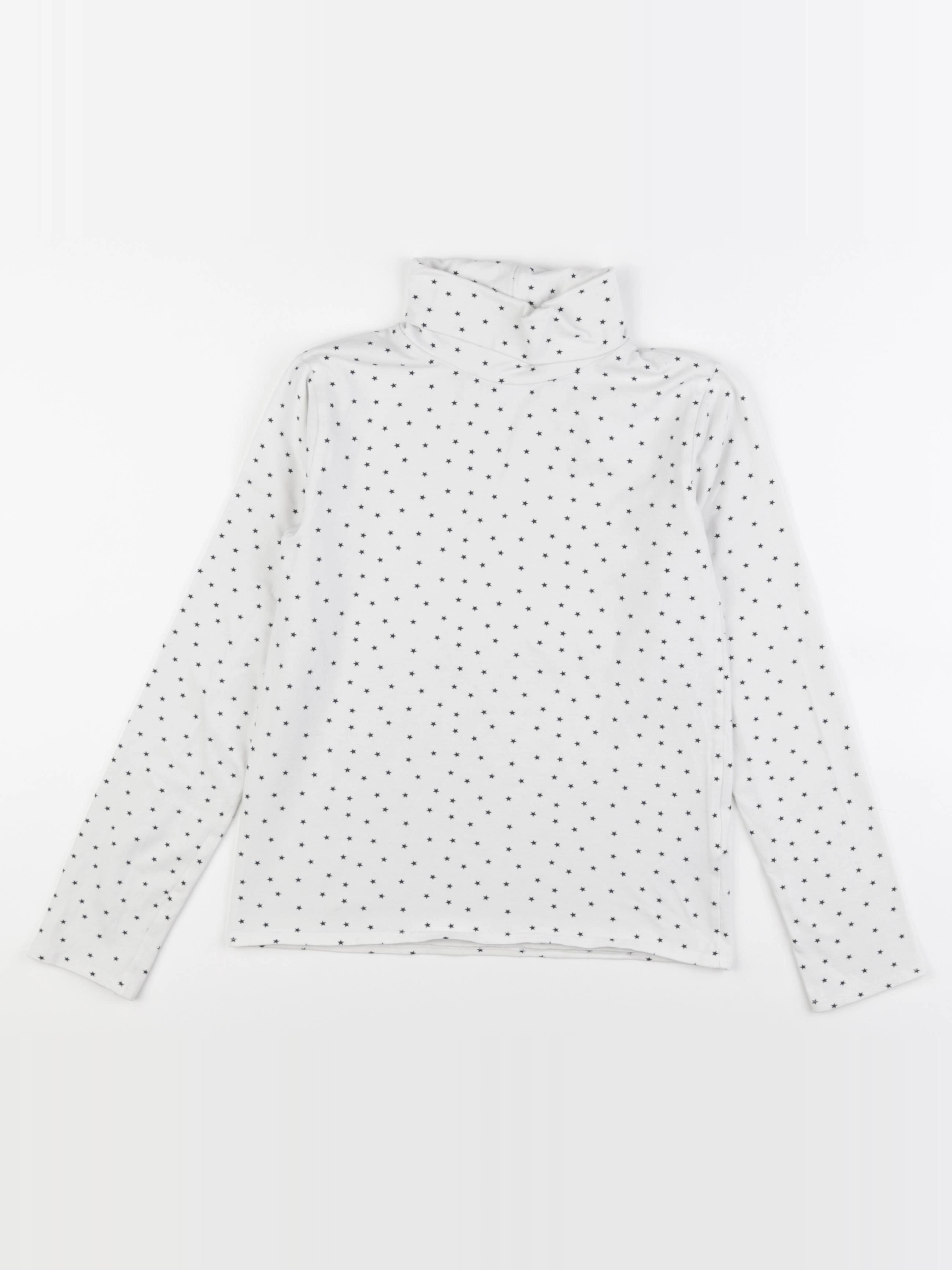 Vertbaudet - sous-pull blanc - 10 ans