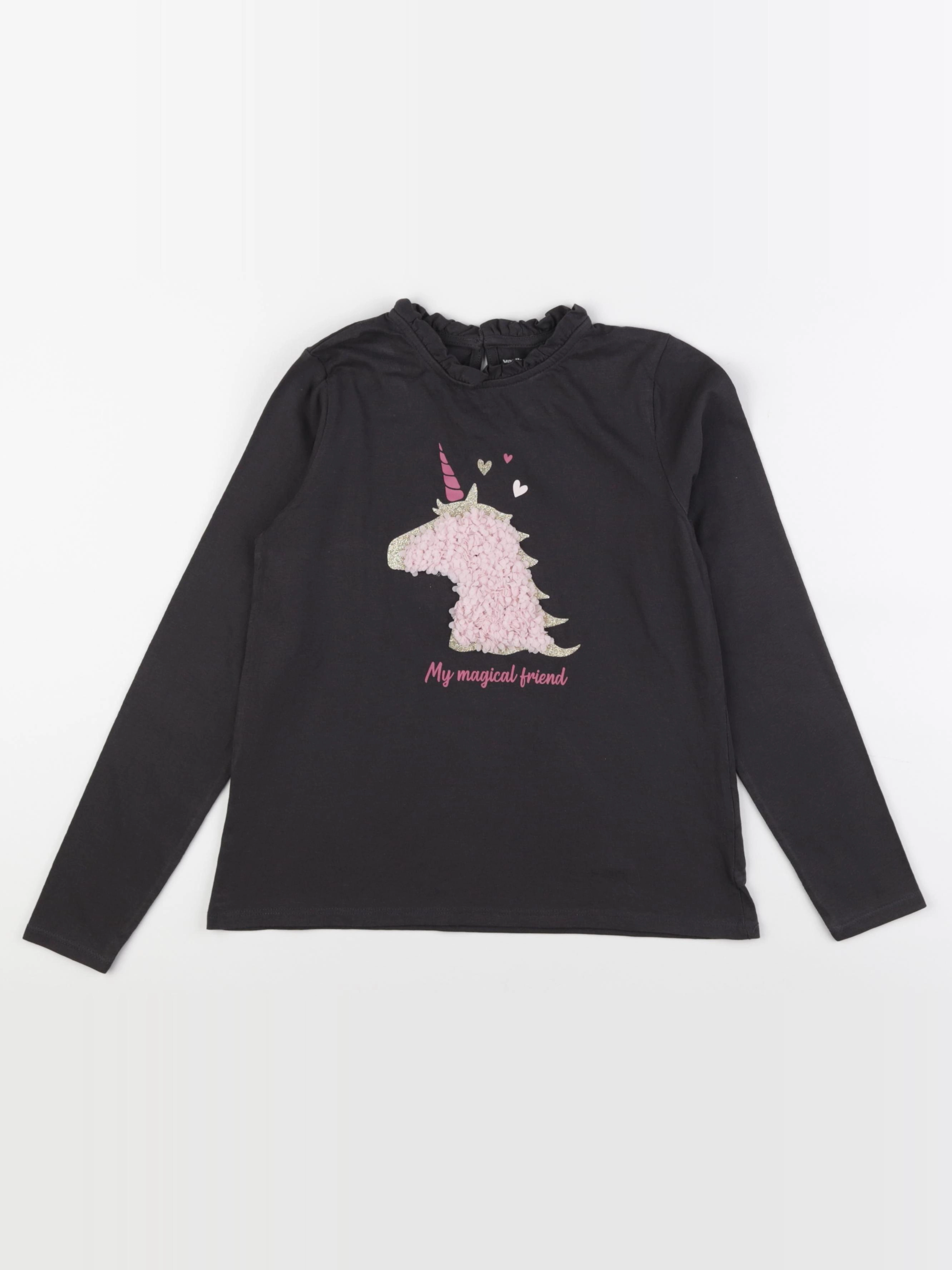 Vertbaudet - tee-shirt gris - 10 ans