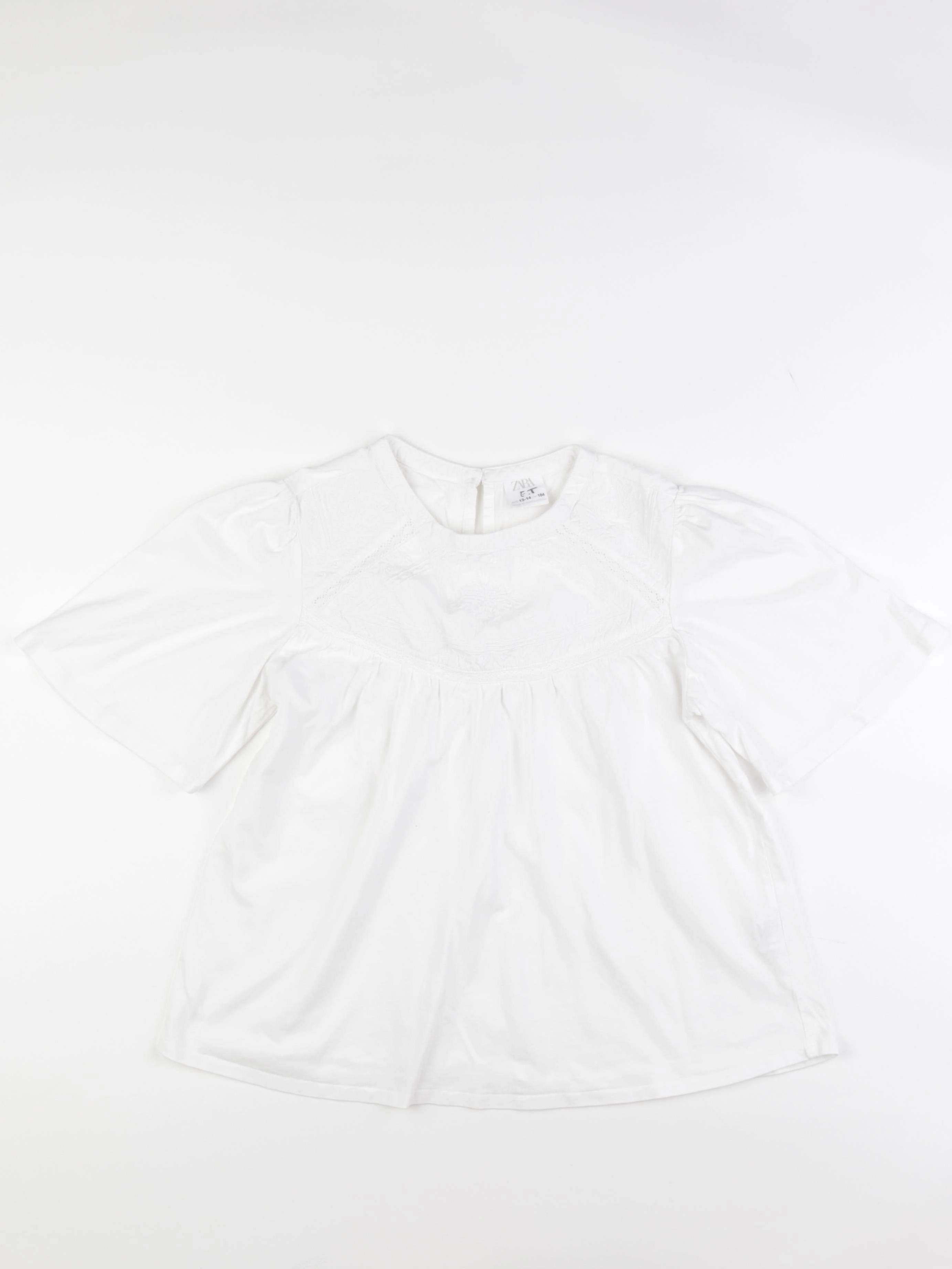 Zara - tee-shirt blanc - 13/14 ans