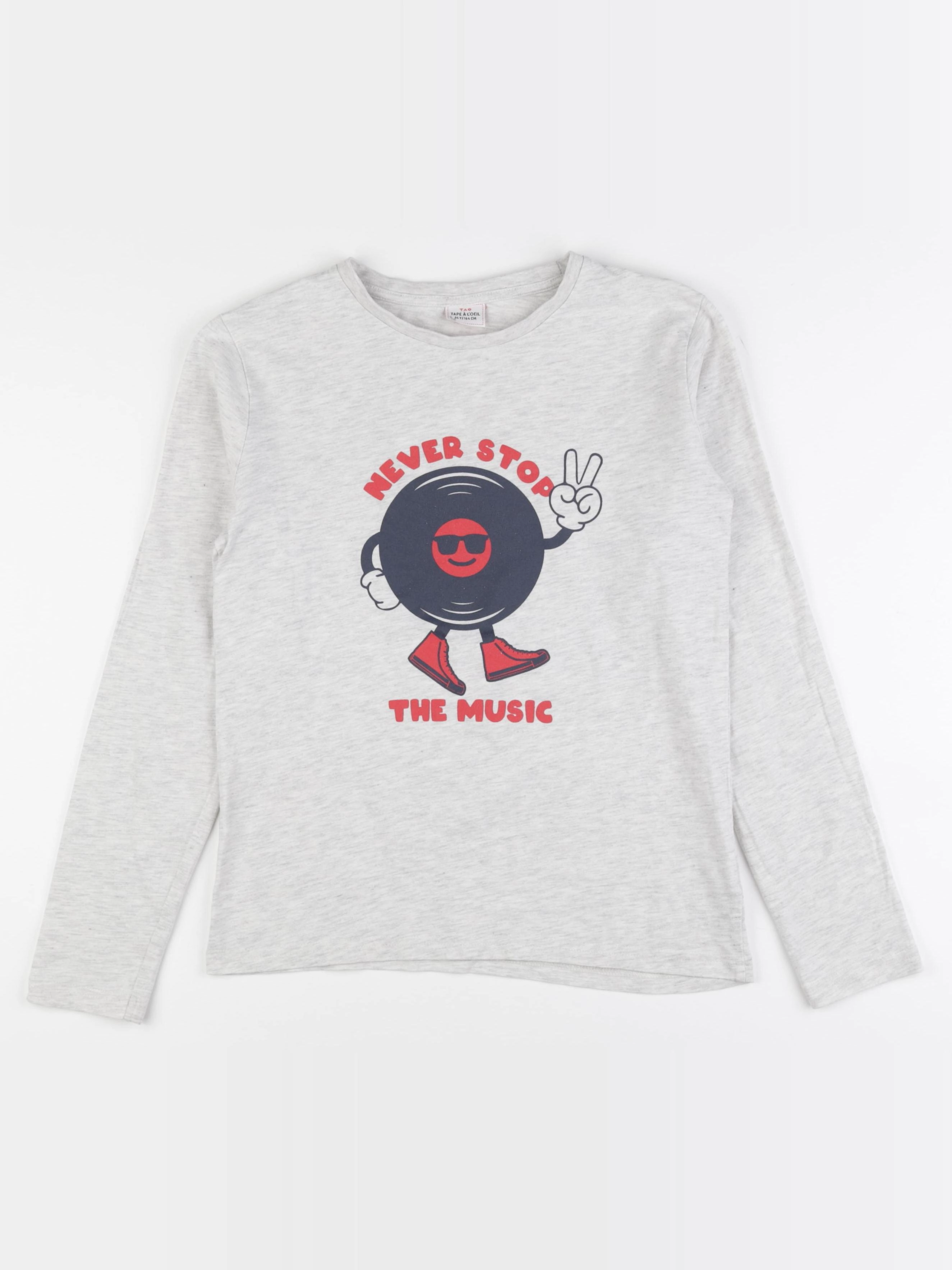 Tape à l'oeil - tee-shirt gris - 14 ans