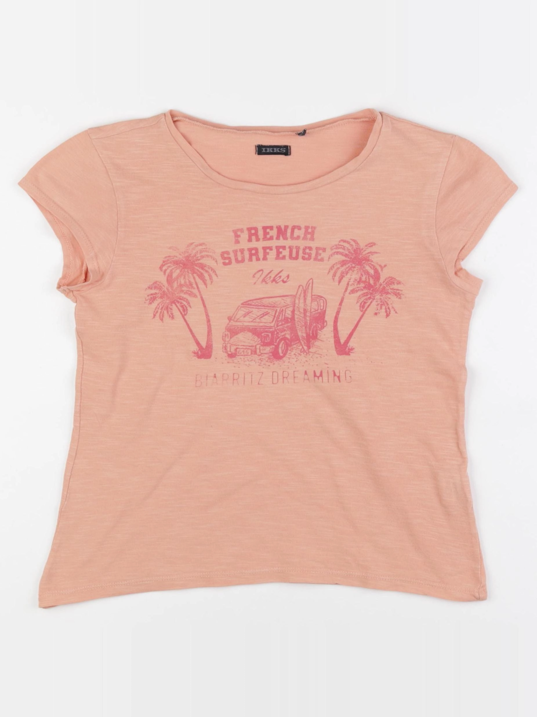 IKKS - tee-shirt orange - 10 ans