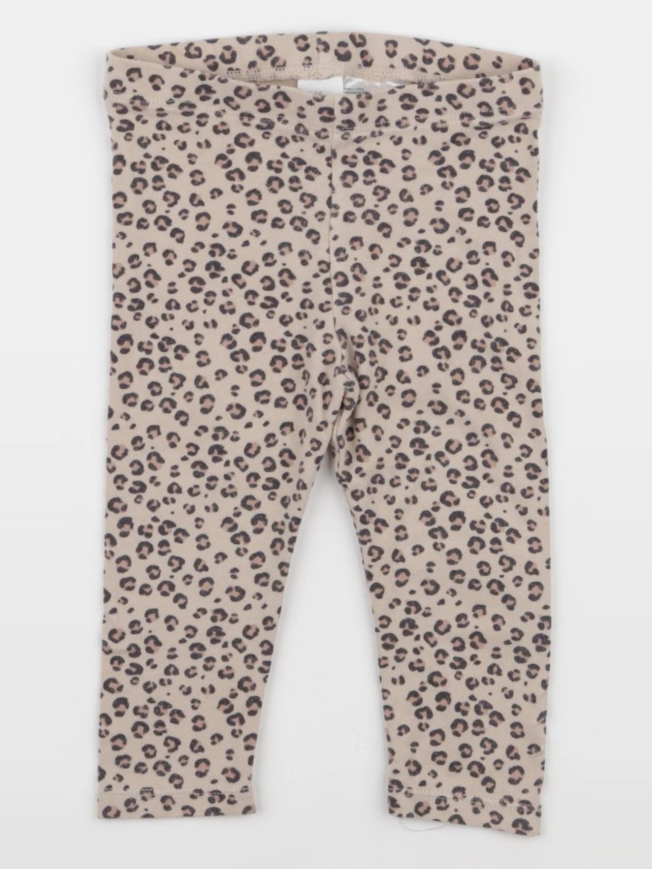 H&M - legging beige - 6/9 mois