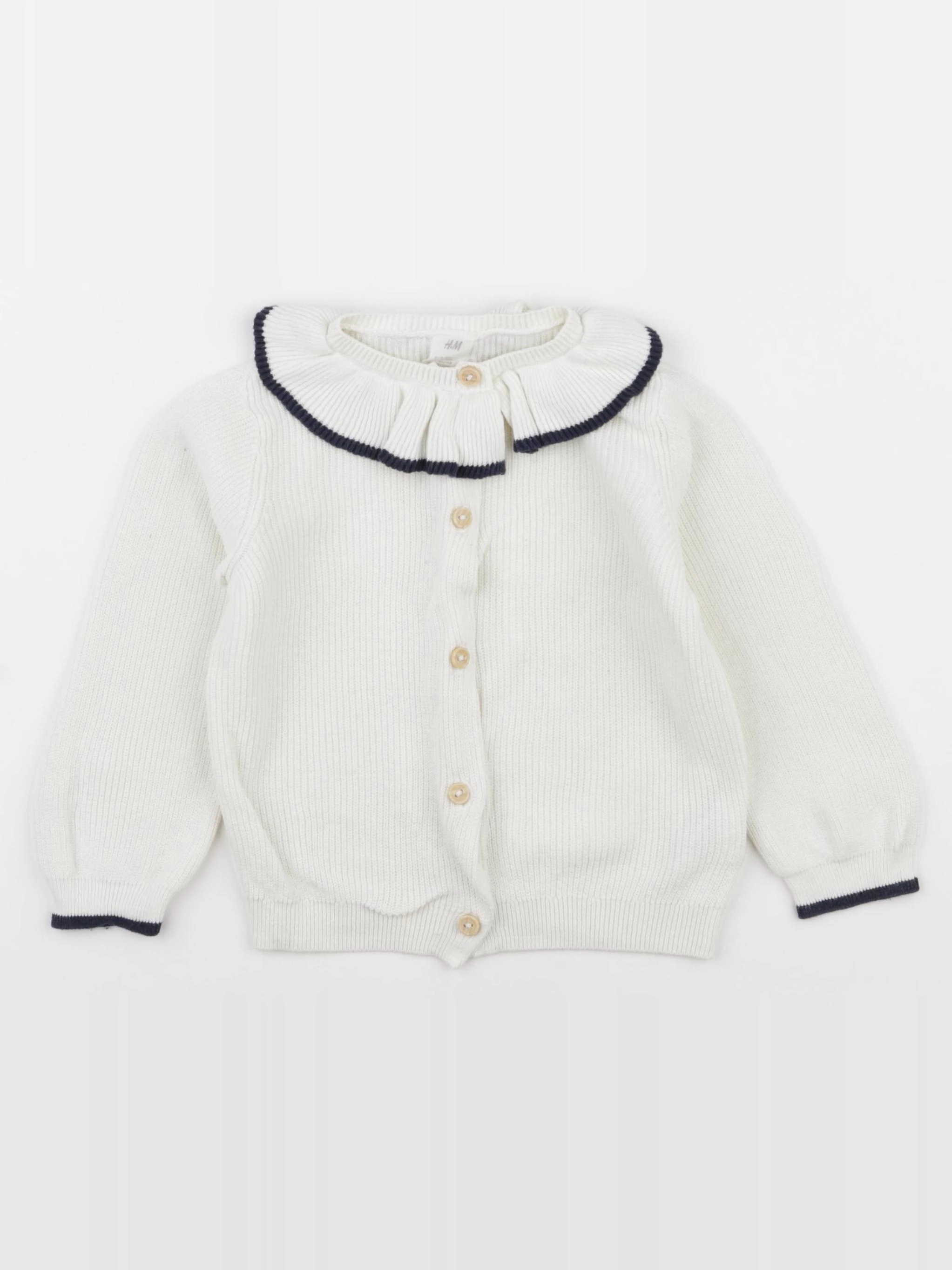 H&M - gilet beige - 9/12 mois