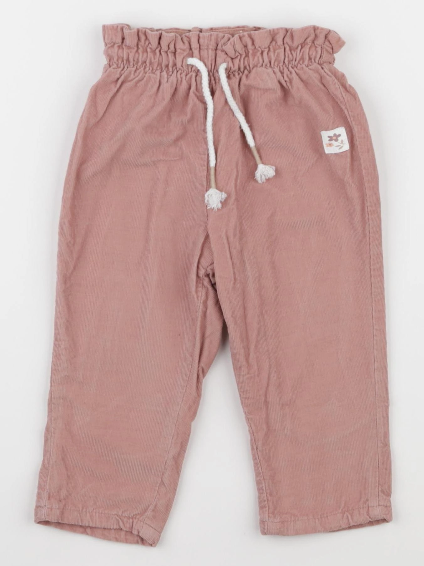 H&M - pantalon rose - 6/9 mois