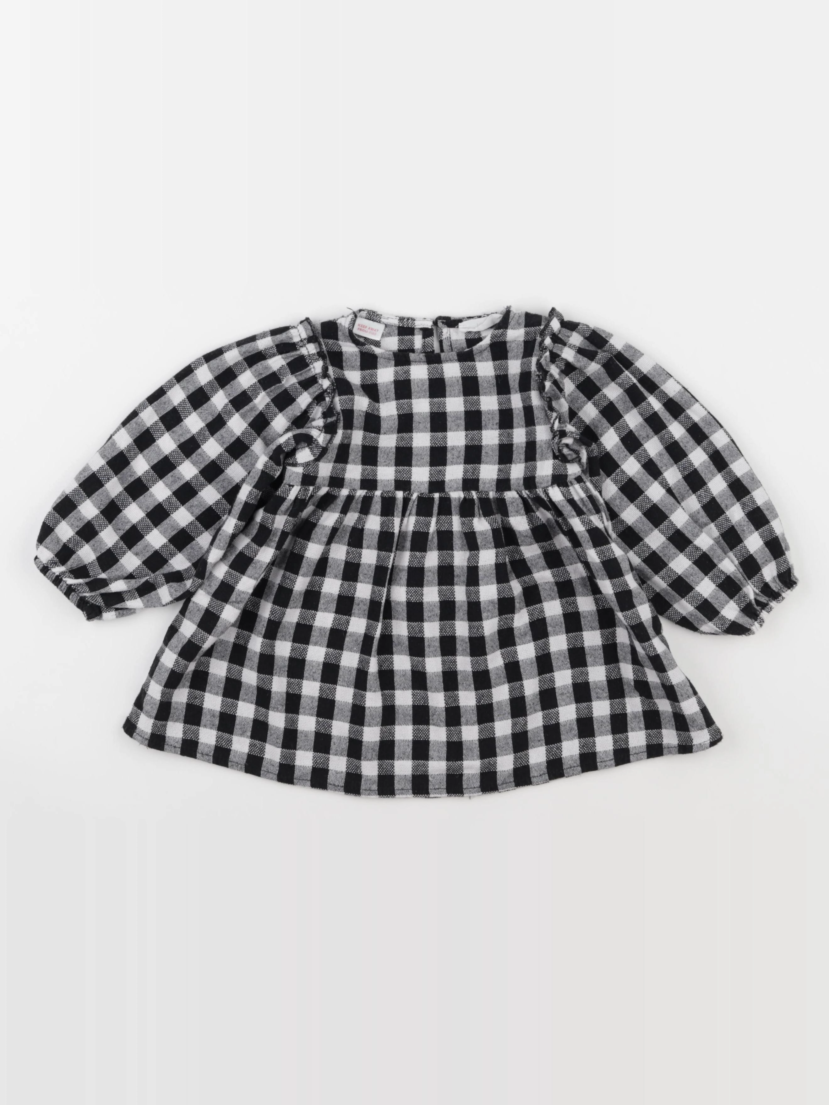 Mango - robe blanc, noir - 9/12 mois