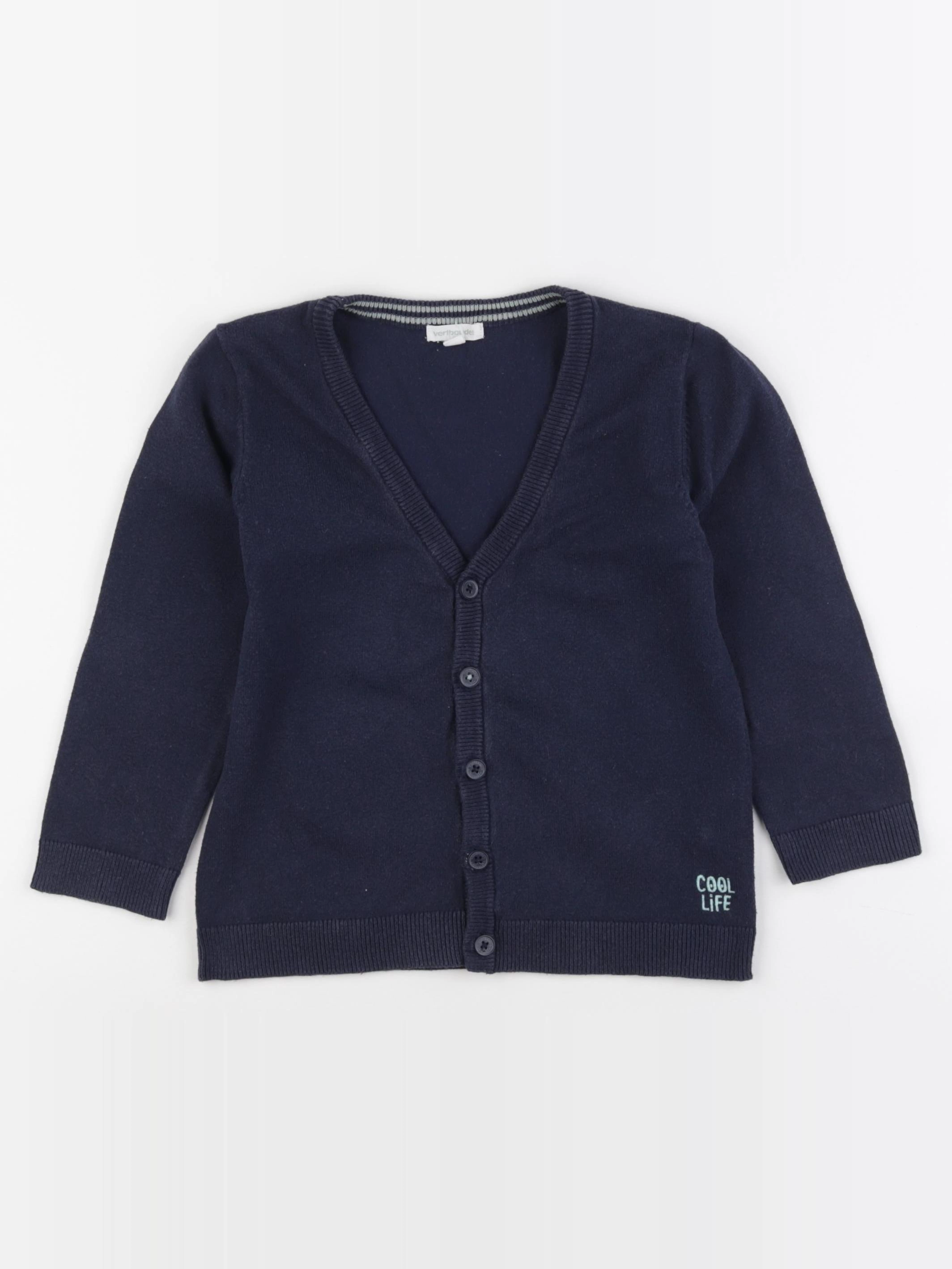 Vertbaudet - gilet bleu - 5 ans
