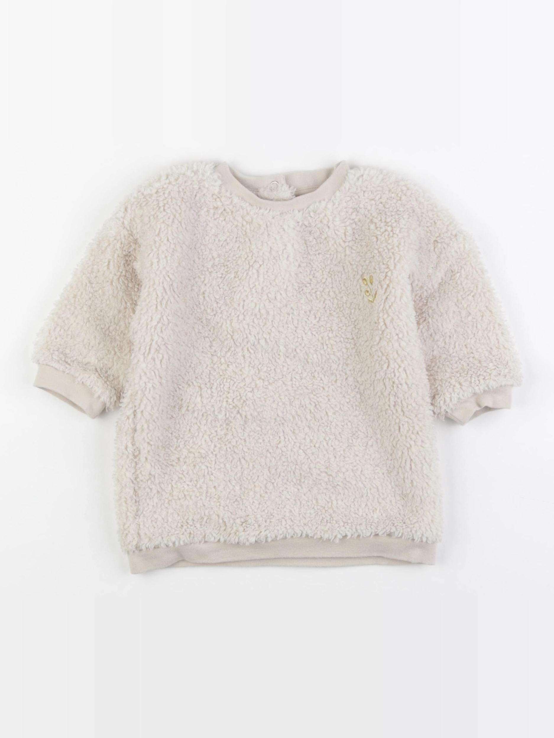 Vertbaudet - robe beige - 9 mois
