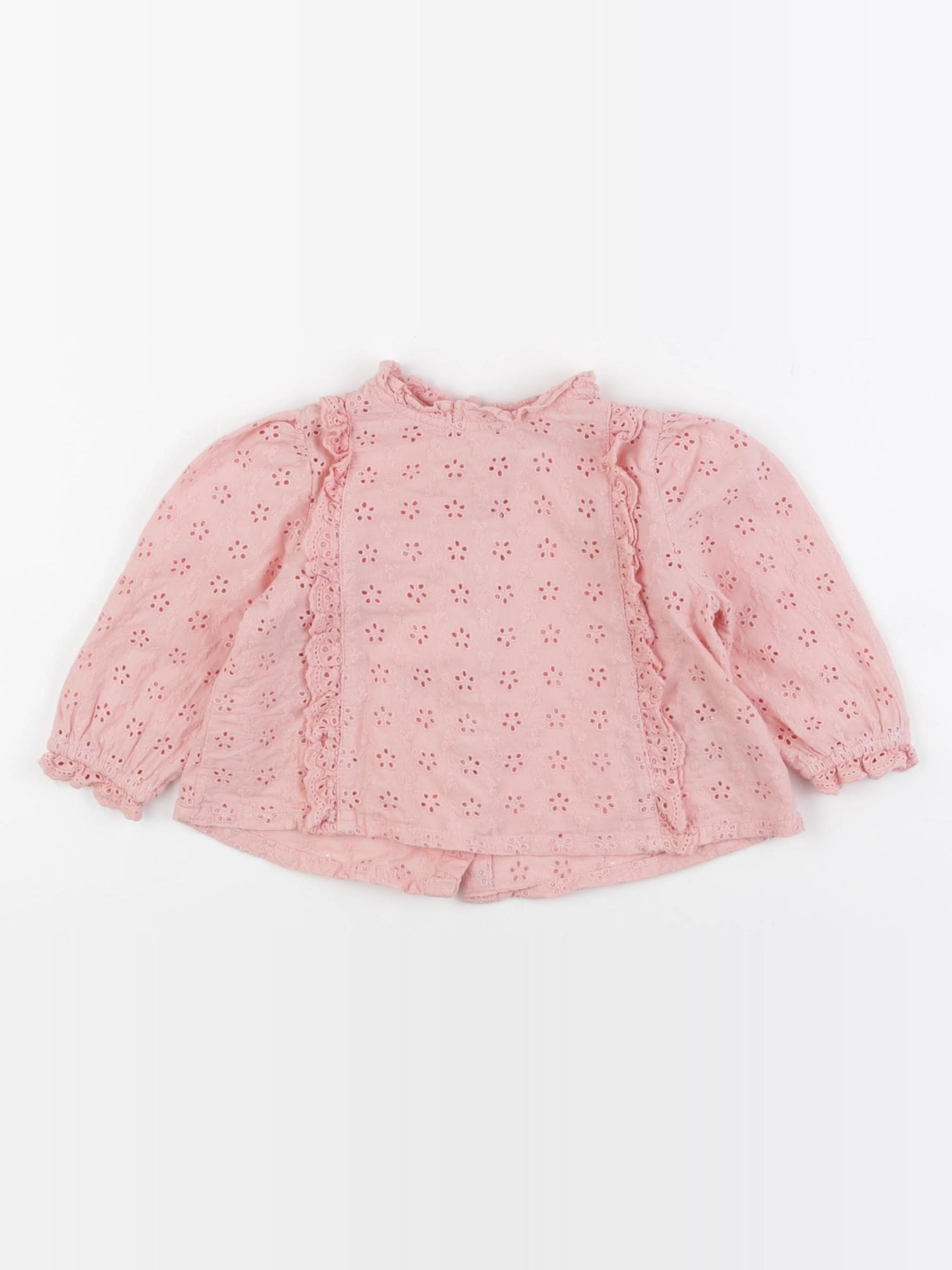 Vertbaudet - blouse rose - 18 mois