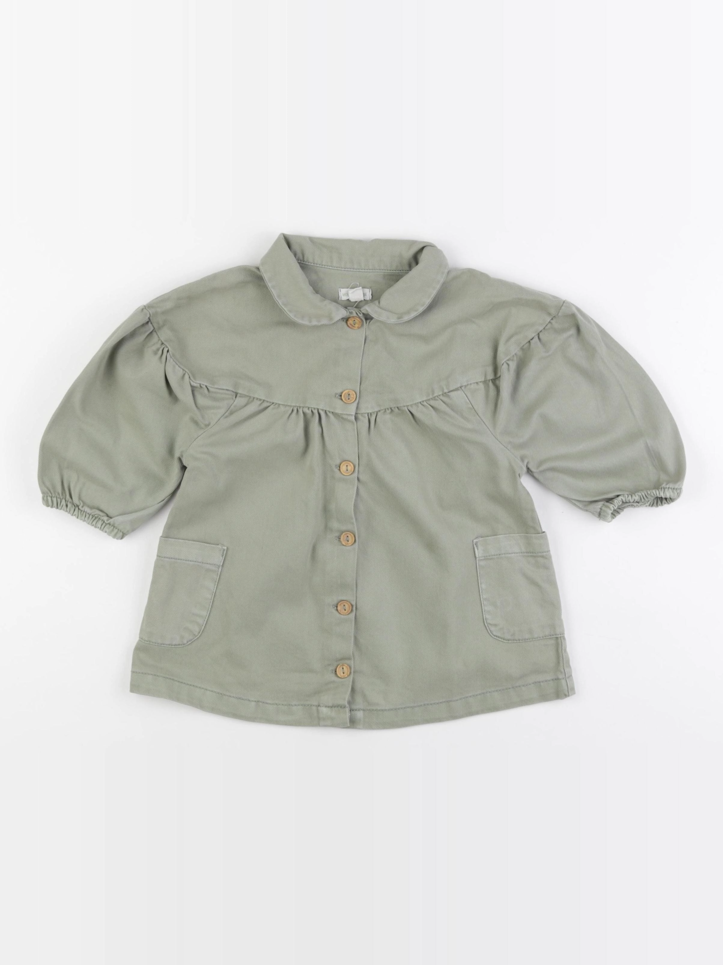 Vertbaudet - robe vert - 18 mois