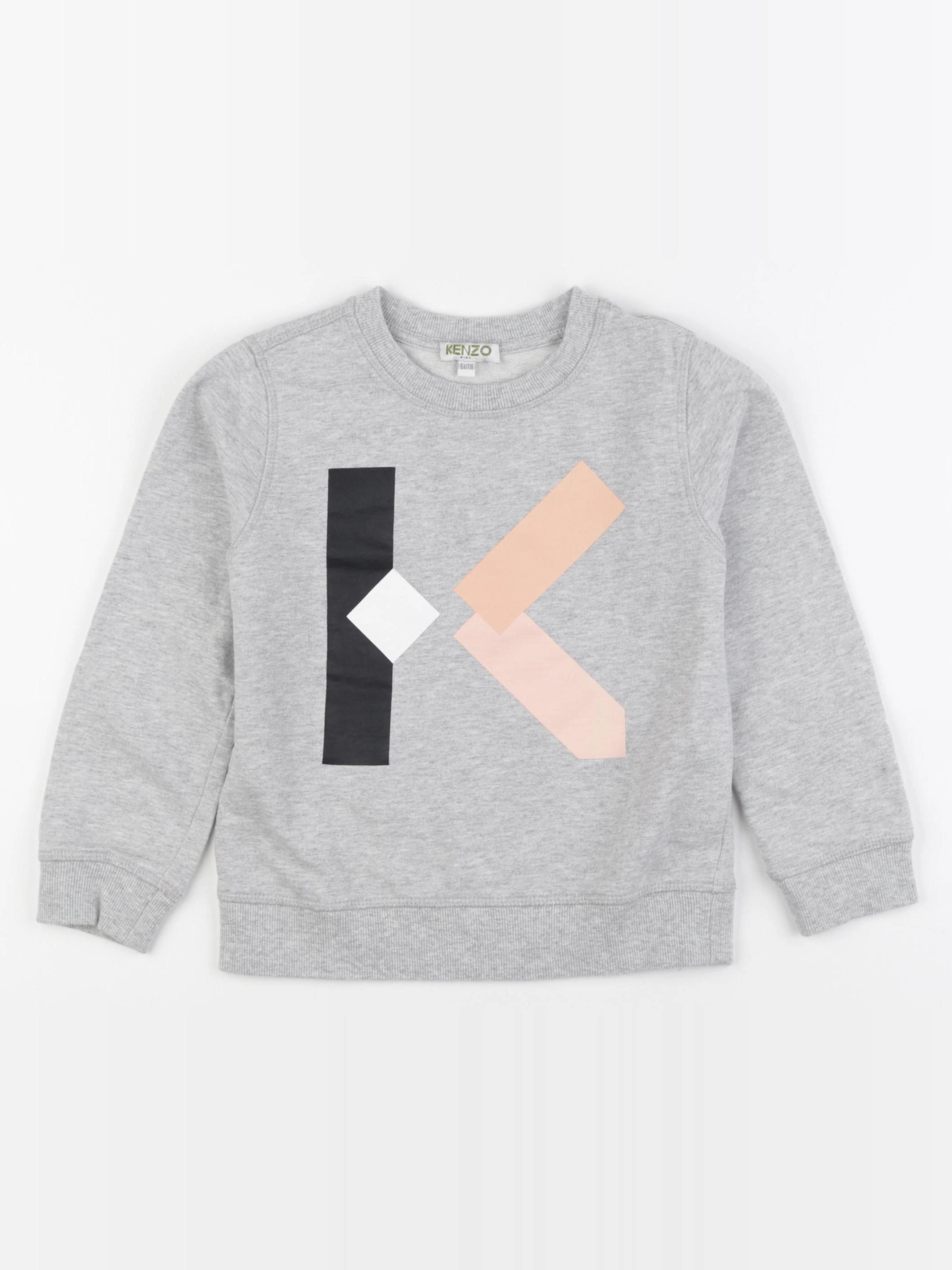 Kenzo - sweat gris - 6 ans