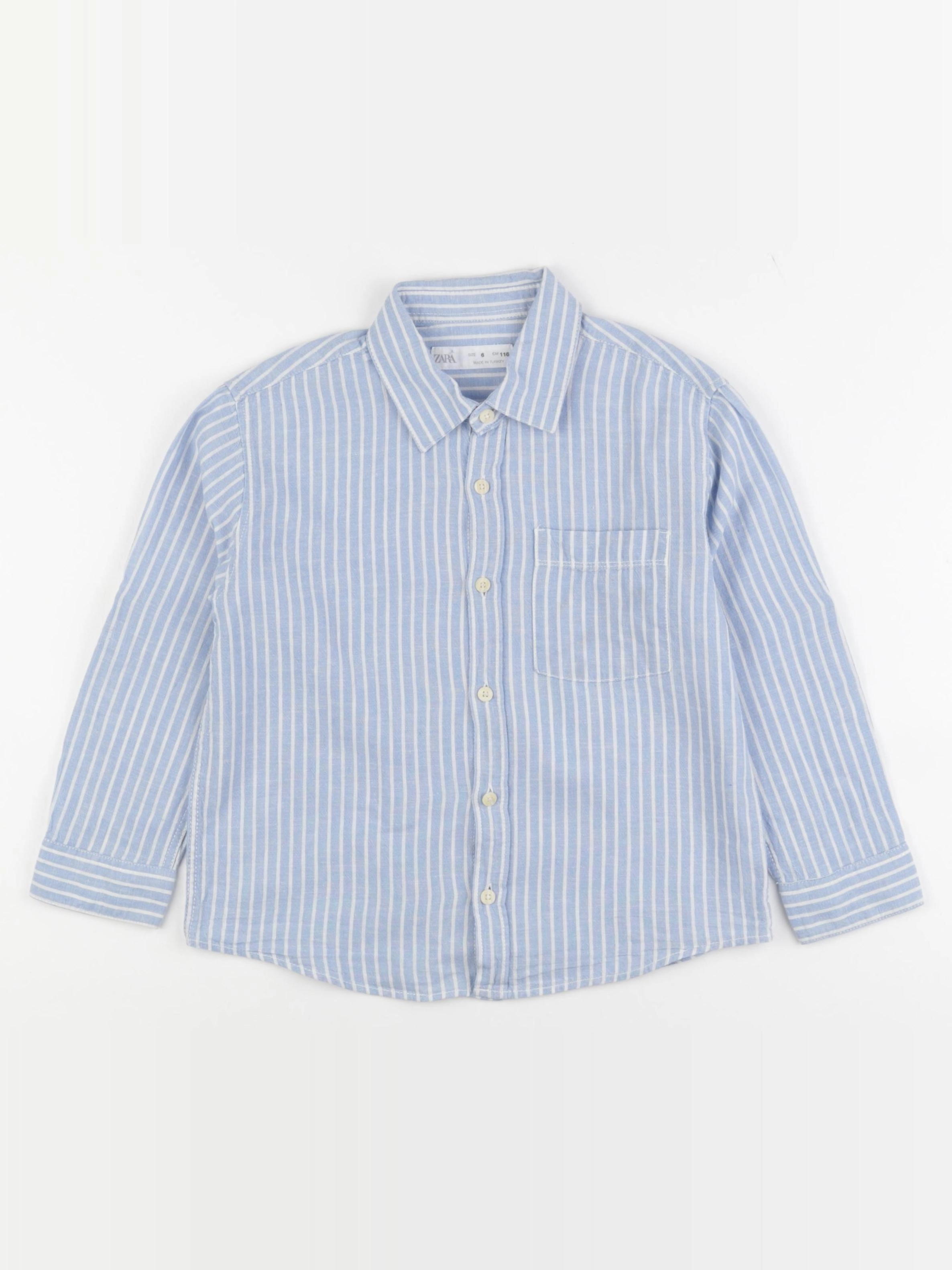 Zara - chemise bleu - 6 ans